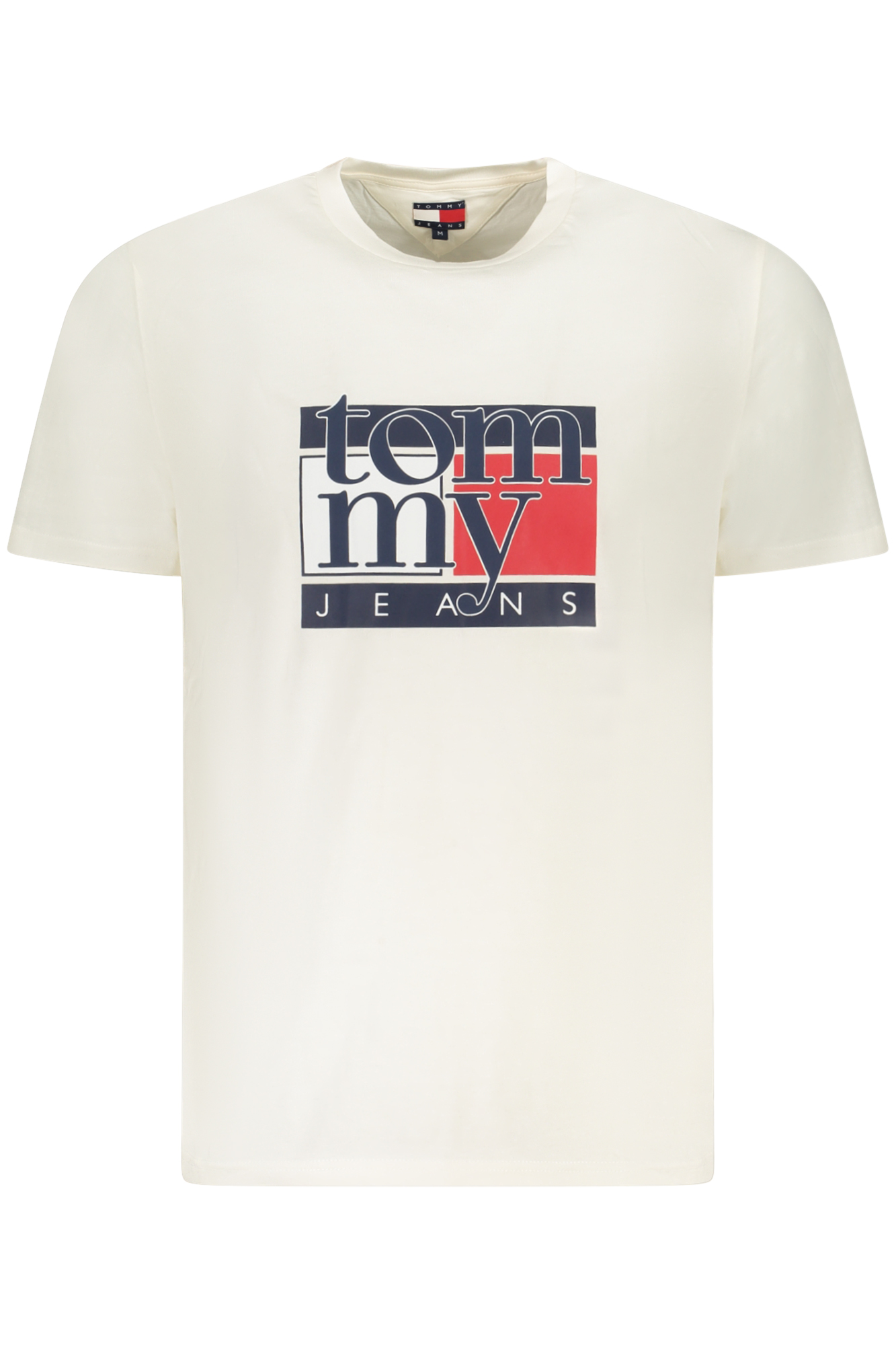 TOMMY HILFIGER MEN SHORT-SLEEVE T-SHIRT WHITE TOMMY HILFIGER MEN SHORT-SLEEVE T-SHIRT WHITE