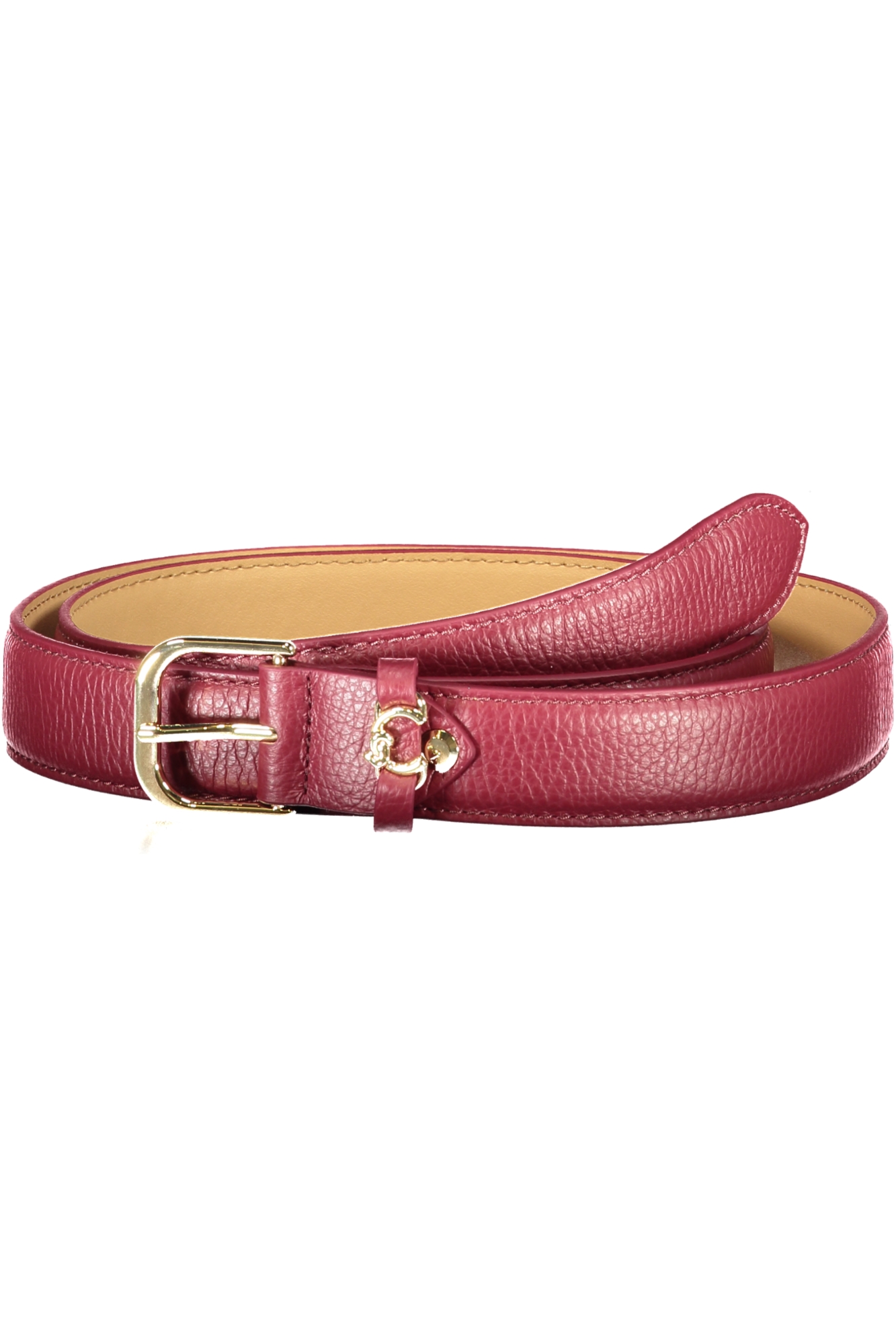 COCCINELLE WOMEN PURPLE LEATHER BELT COCCINELLE WOMEN PURPLE LEATHER BELT