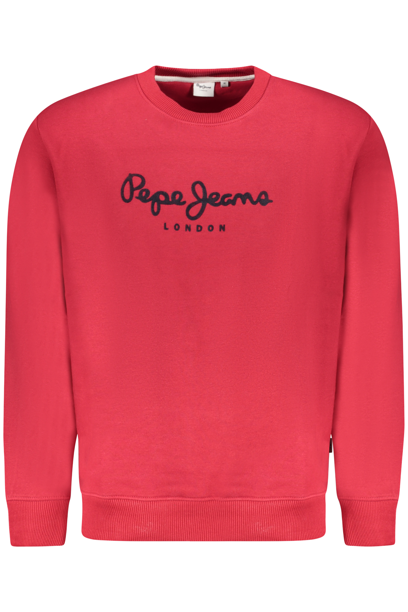 PEPE JEANS MEN RED ZIP-UP SWEATSHIRT PEPE JEANS MEN RED ZIP-UP SWEATSHIRT