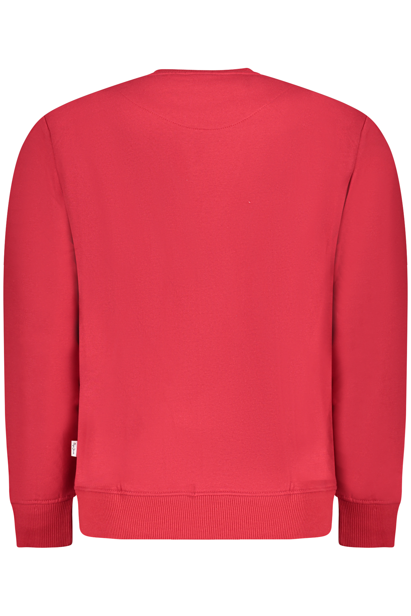 PEPE JEANS MEN RED ZIP-UP SWEATSHIRT