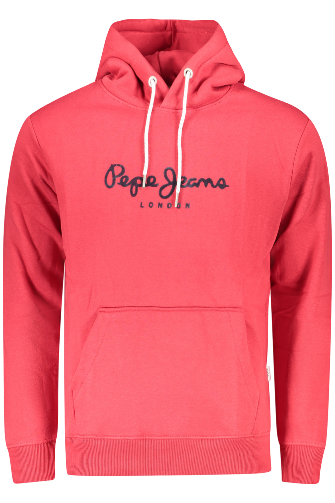 PEPE JEANS MEN RED ZIP-UP SWEATSHIRT PEPE JEANS MEN RED ZIP-UP SWEATSHIRT