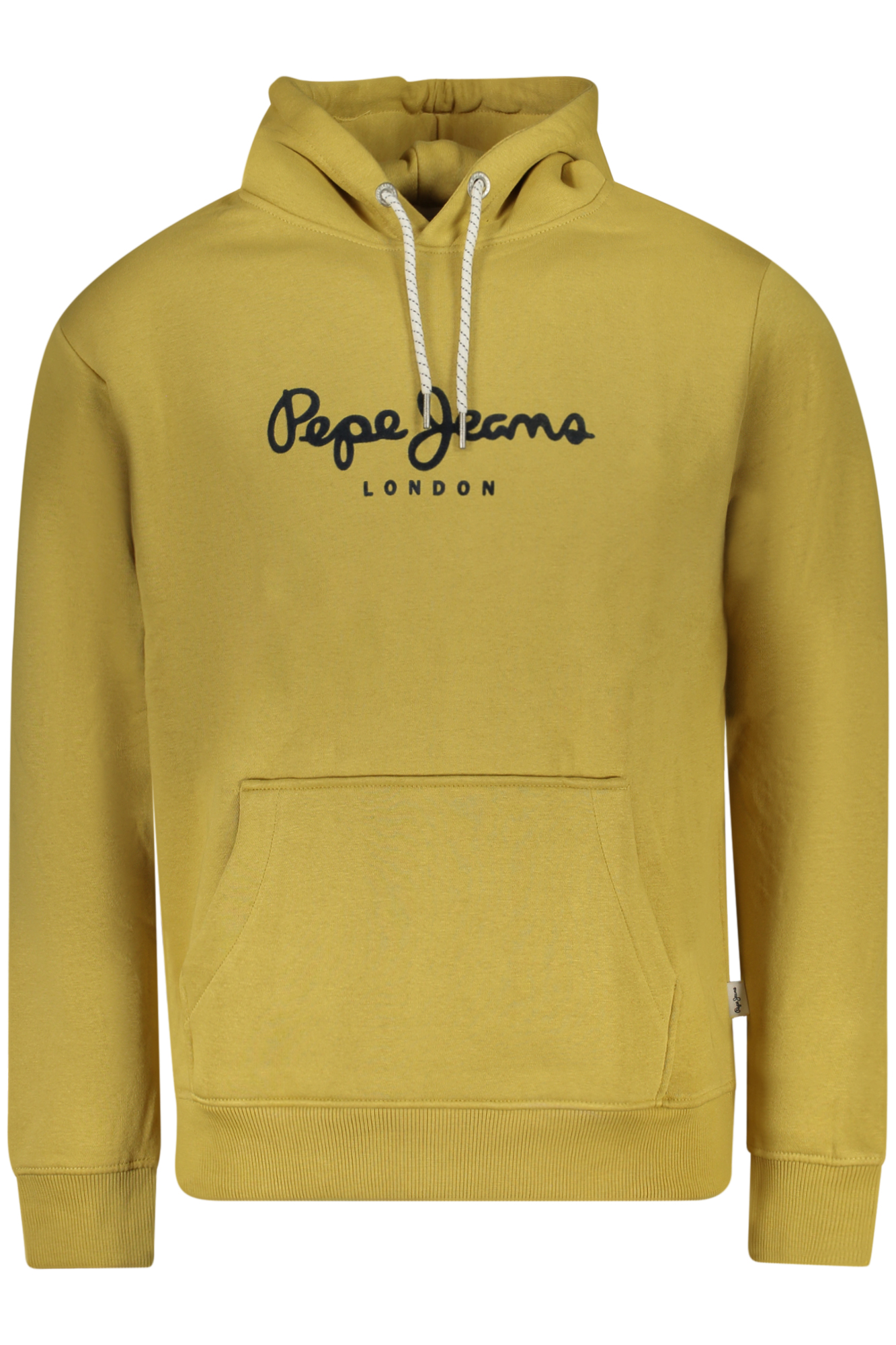 PEPE JEANS MEN YELLOW ZIP-UP SWEATSHIRT
