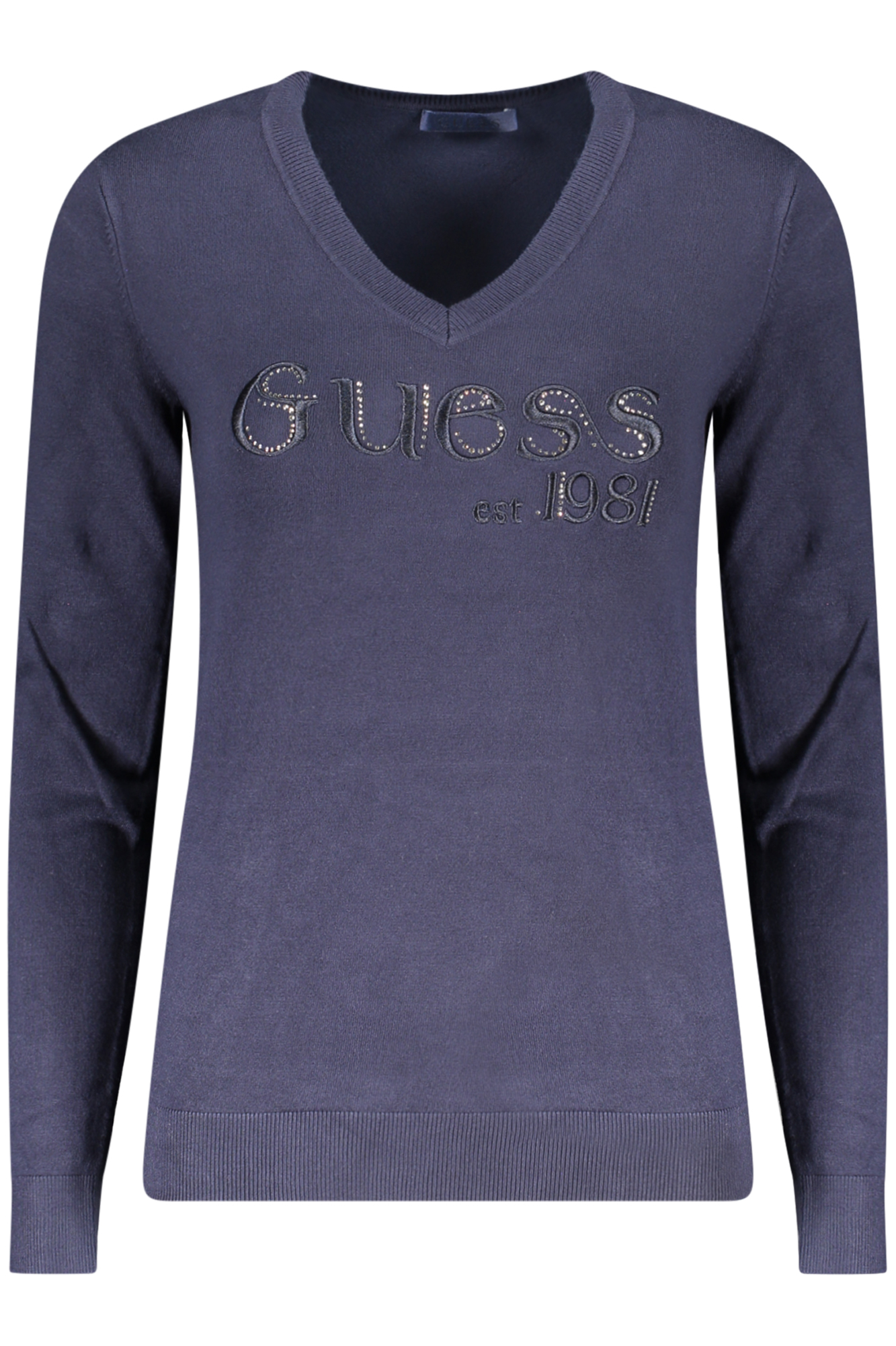 GUESS JEANS WOMEN BLUE SWEATER GUESS JEANS WOMEN BLUE SWEATER