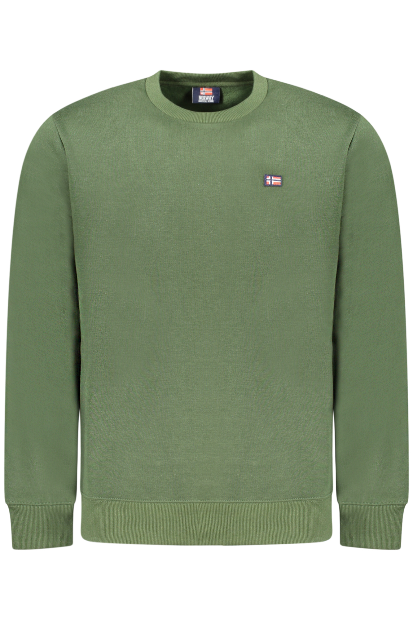 NORWAY 1963 MEN ZIP-UP SWEATSHIRT, GREEN NORWAY 1963 MEN ZIP-UP SWEATSHIRT, GREEN