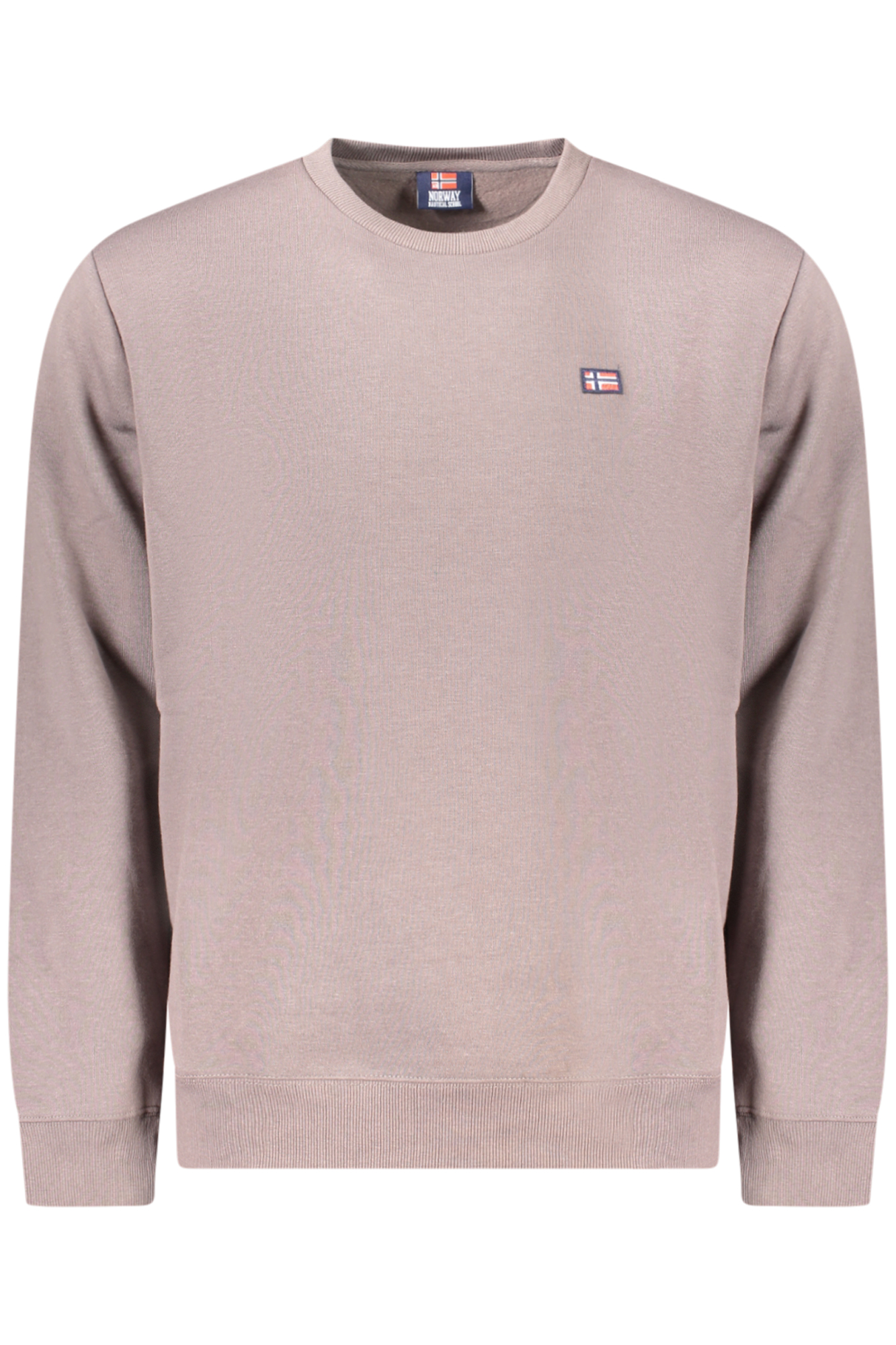 NORWAY 1963 MEN BROWN ZIP-UP SWEATSHIRT