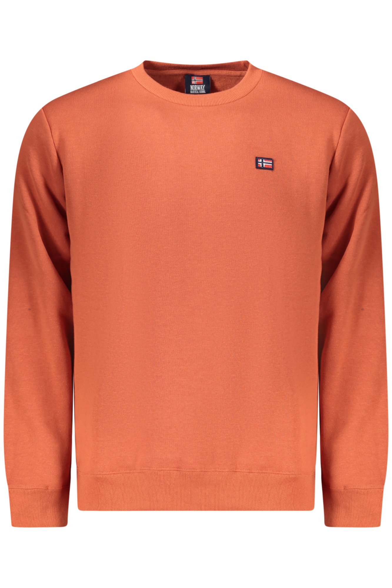 NORWAY 1963 MEN ORANGE ZIP-UP SWEATSHIRT NORWAY 1963 MEN ORANGE ZIP-UP SWEATSHIRT