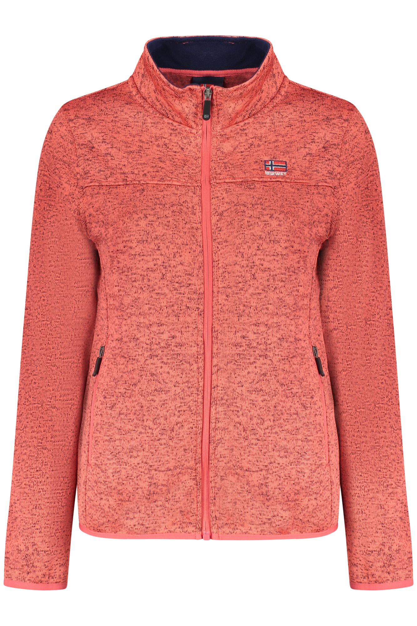 NORWAY 1963 WOMEN PINK ZIP-UP SWEATSHIRT