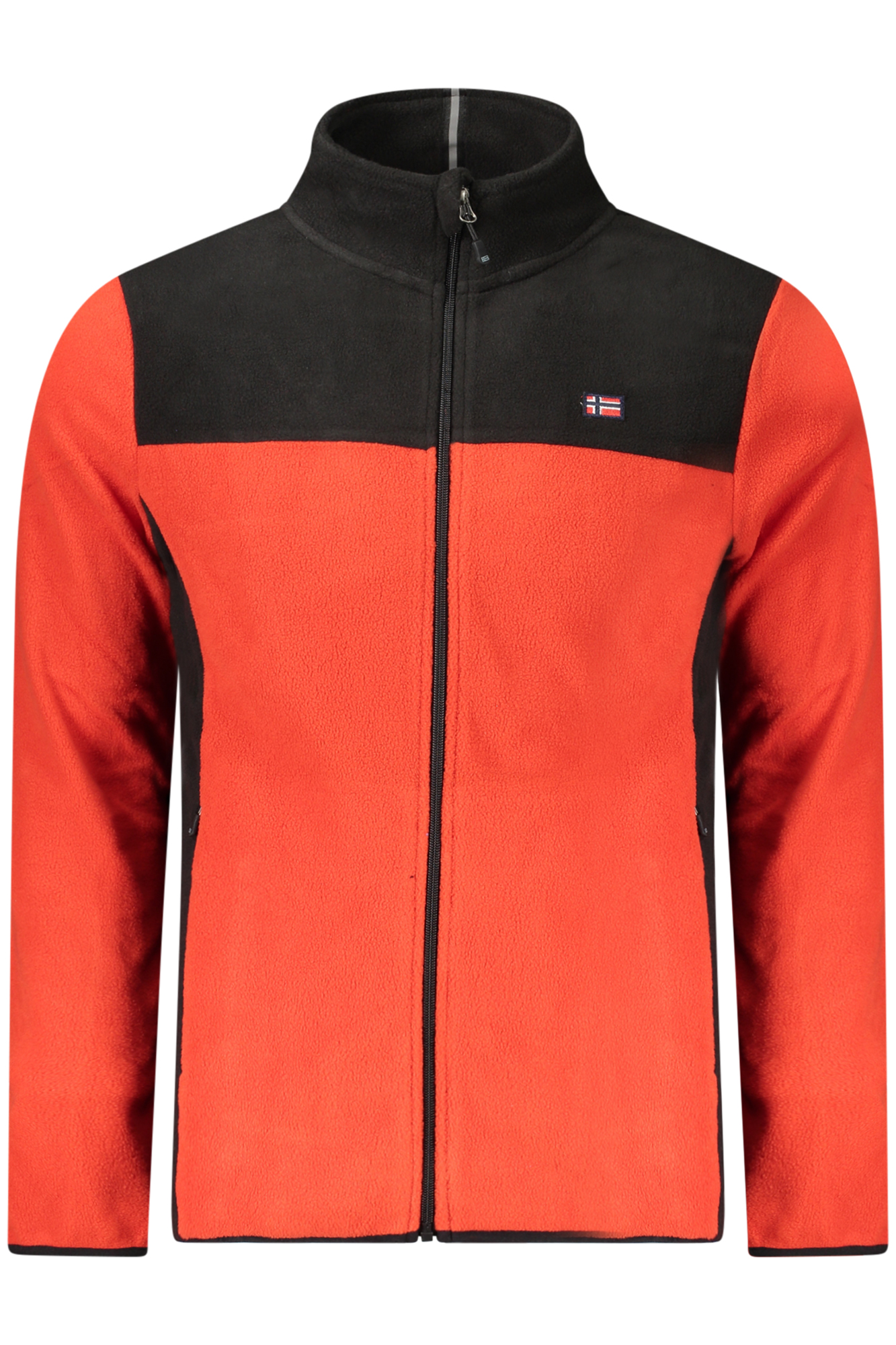 NORWAY 1963 MEN RED ZIP-UP SWEATSHIRT NORWAY 1963 MEN RED ZIP-UP SWEATSHIRT