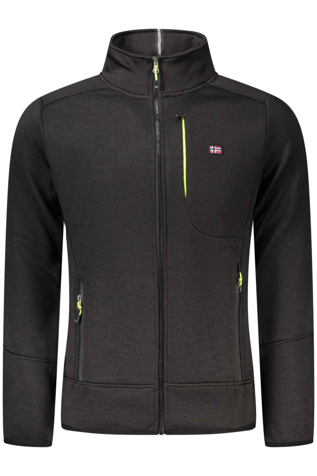 NORWAY 1963 MEN BLACK ZIP-UP SWEATSHIRT NORWAY 1963 MEN BLACK ZIP-UP SWEATSHIRT