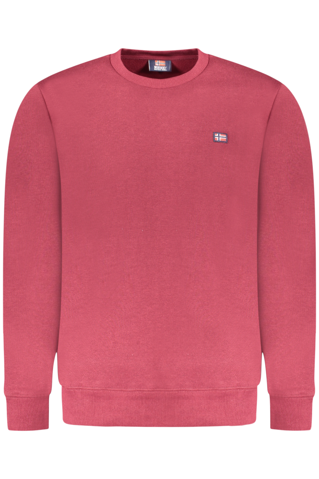 NORWAY 1963 MEN RED ZIP-UP SWEATSHIRT NORWAY 1963 MEN RED ZIP-UP SWEATSHIRT