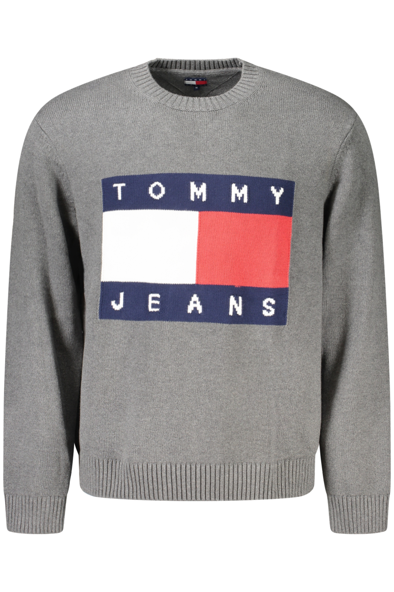 TOMMY HILFIGER MEN GREY SWEATER TOMMY HILFIGER MEN GREY SWEATER