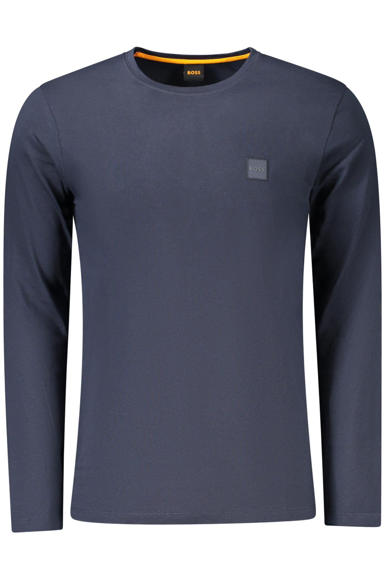 BOSS MEN LONG-SLEEVED T-SHIRT, BLUE BOSS MEN LONG-SLEEVED T-SHIRT, BLUE