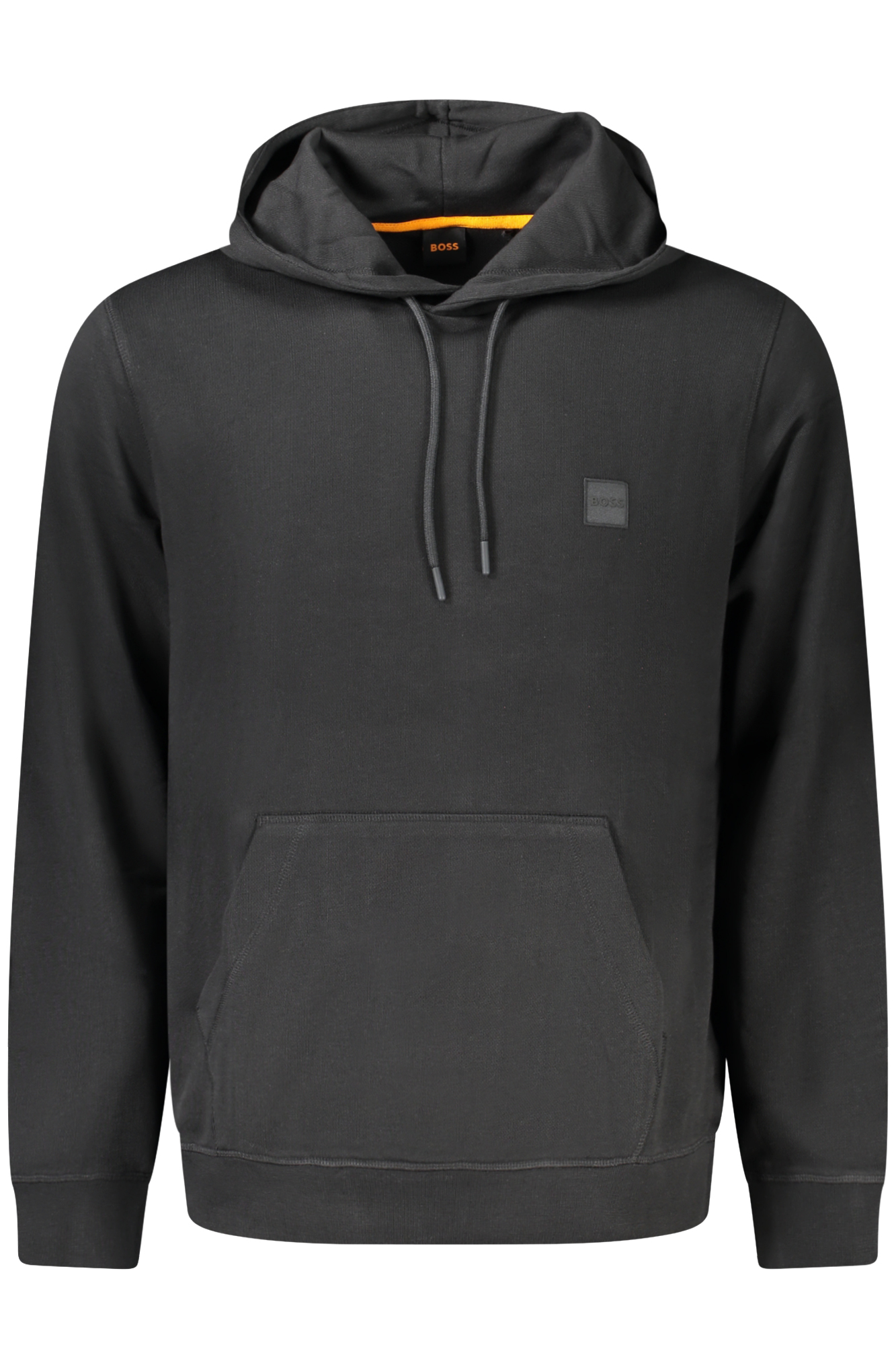 BOSS MEN BLACK ZIP-UP SWEATSHIRT
