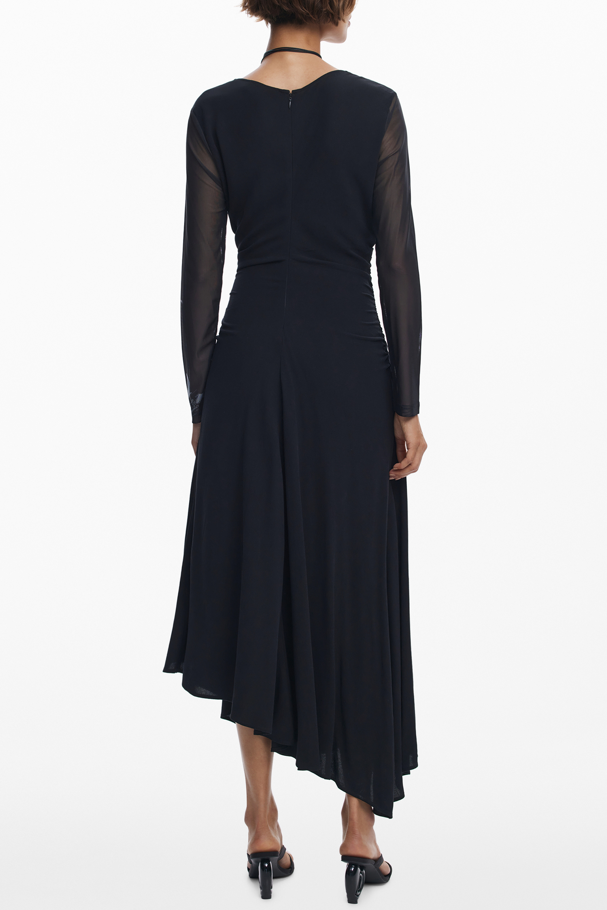 DESIGUAL WOMEN LONG BLACK DRESS