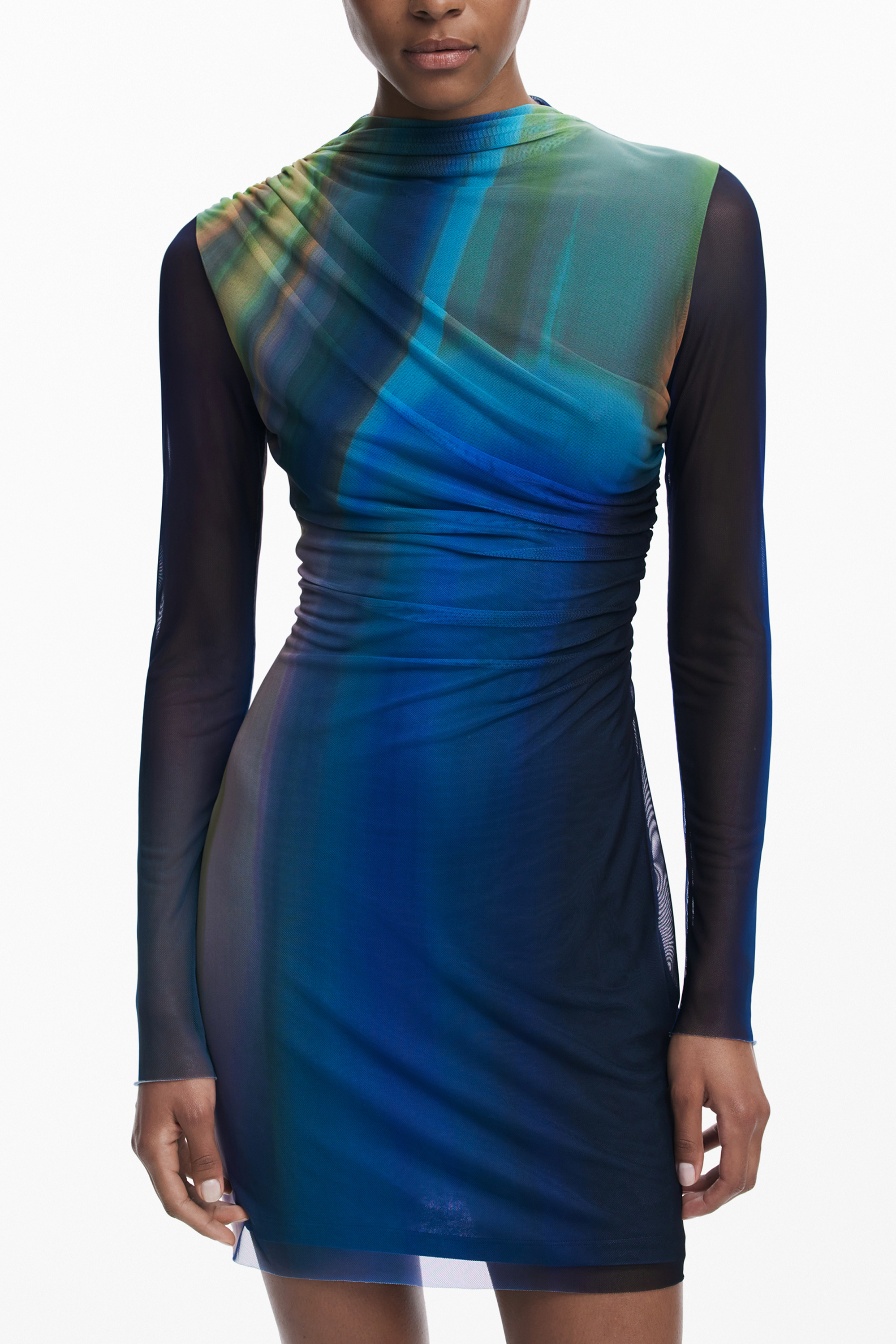 DESIGUAL SHORT DRESS FOR WOMEN IN BLUE DESIGUAL SHORT DRESS FOR WOMEN IN BLUE