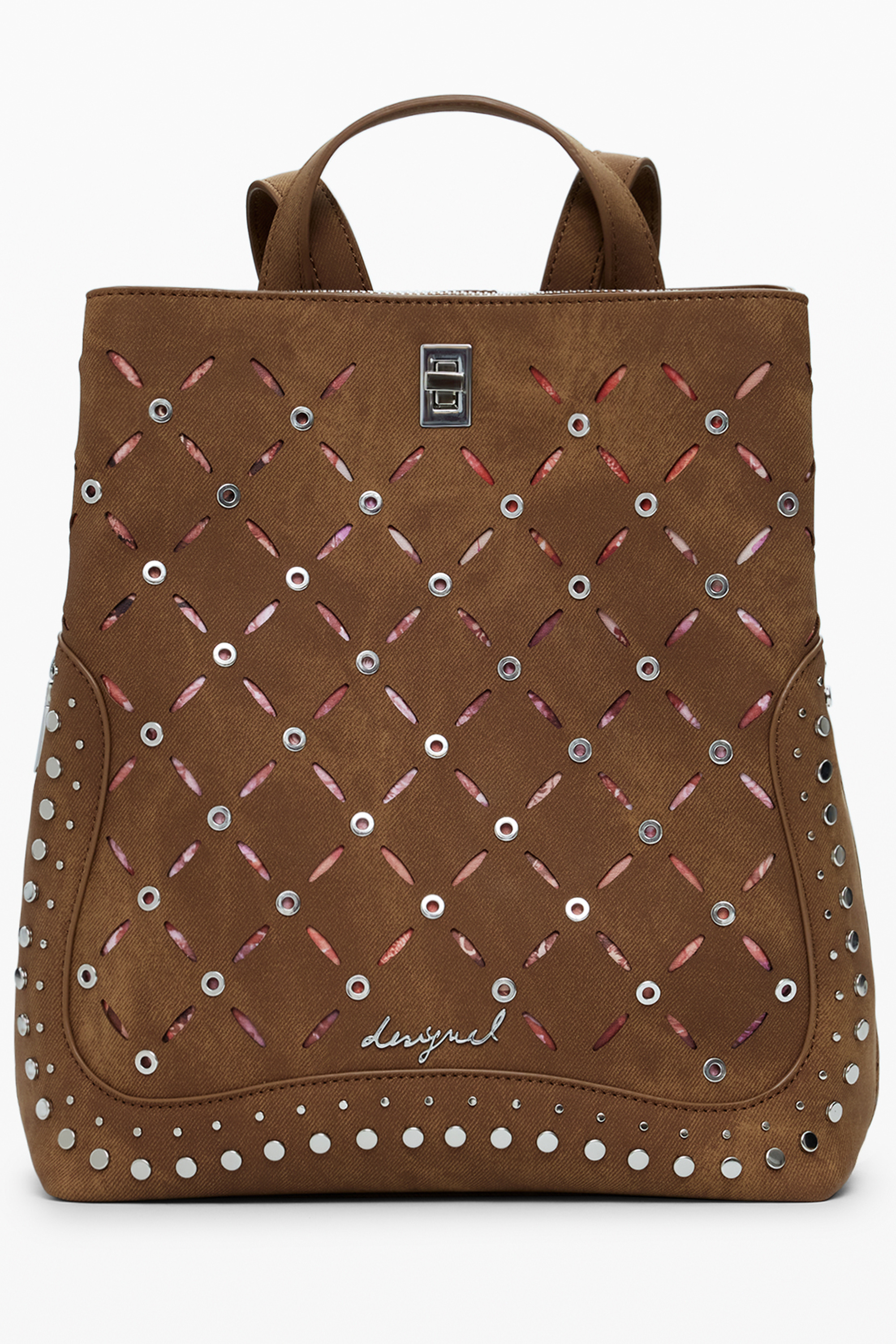 DESIGUAL WOMEN BROWN BACKPACK DESIGUAL WOMEN BROWN BACKPACK