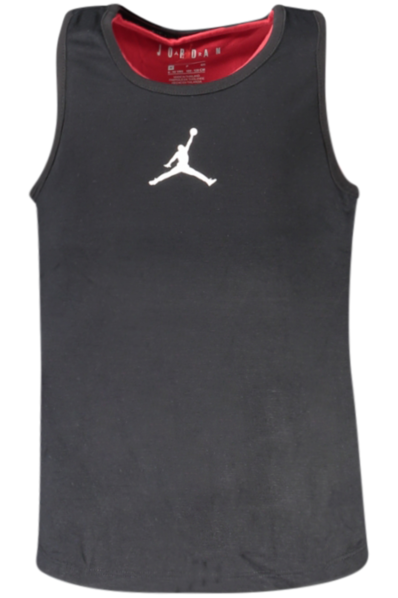 JORDAN GIRLS' BLACK TANK TOP JORDAN GIRLS' BLACK TANK TOP