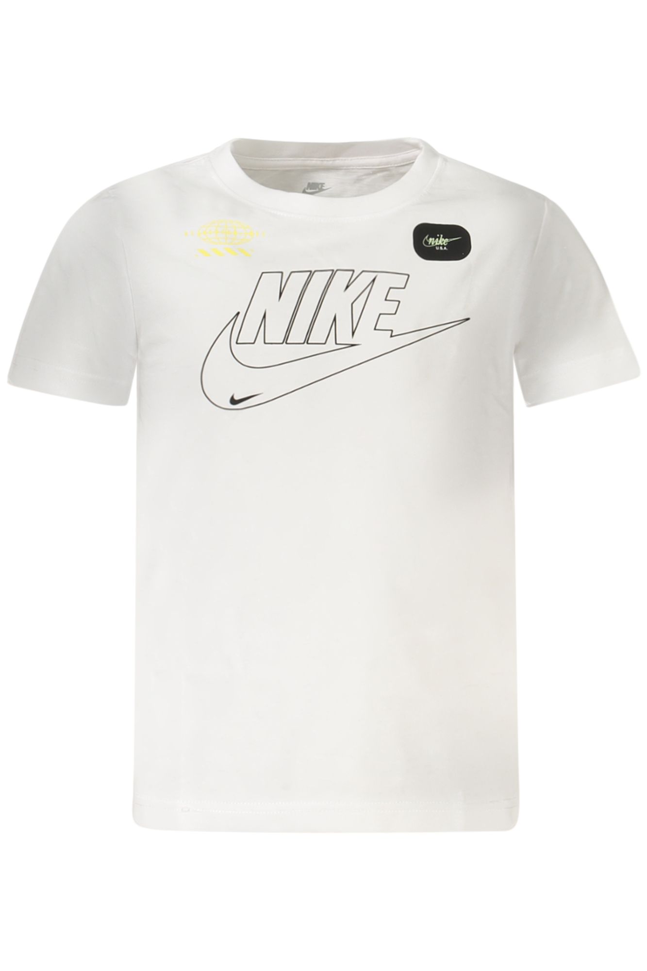 NIKE SHORT-SLEEVED T-SHIRT FOR KIDS, WHITE NIKE SHORT-SLEEVED T-SHIRT FOR KIDS, WHITE
