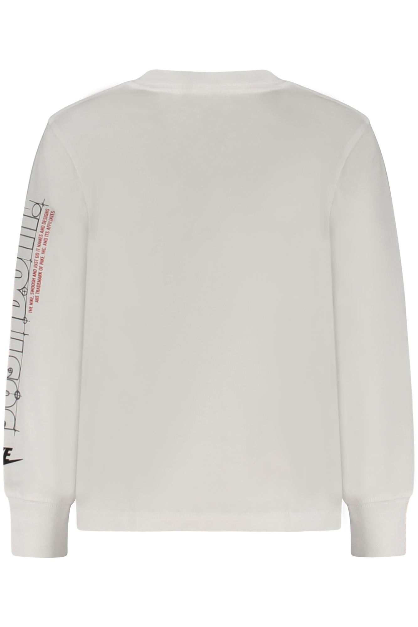 NIKE KIDS' LONG-SLEEVED T-SHIRT, WHITE