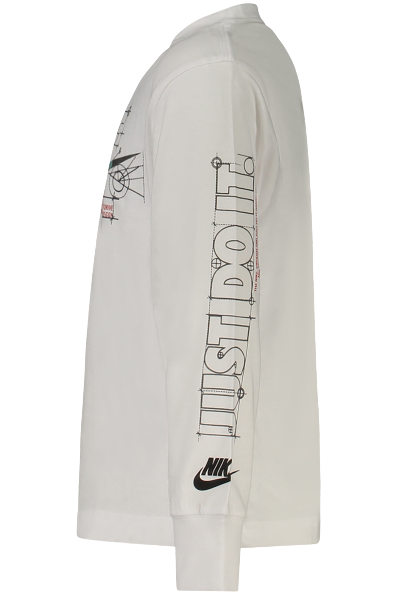 NIKE KIDS' LONG-SLEEVED T-SHIRT, WHITE