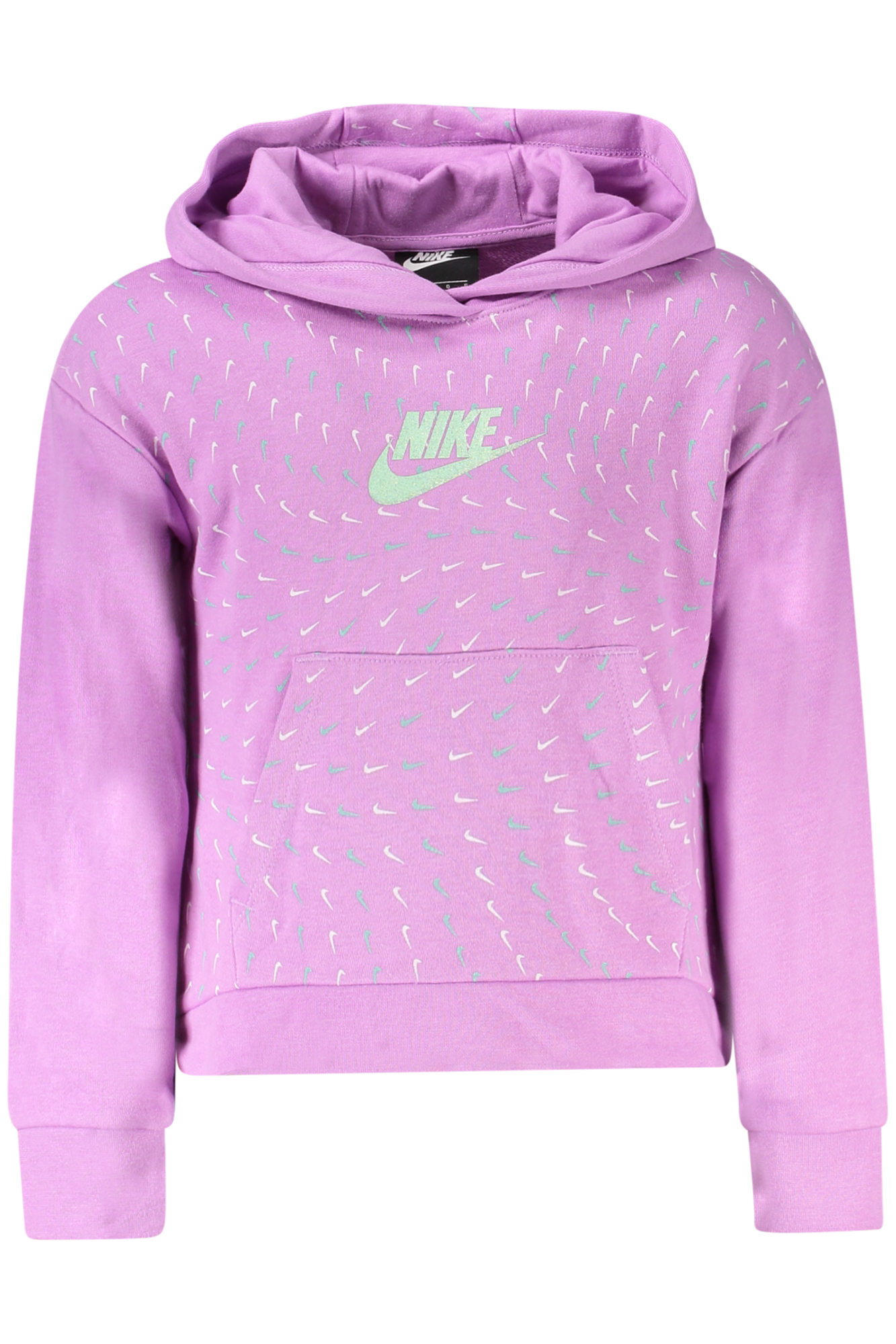 NIKE ZIPPED SWEATSHIRT FOR GIRLS IN PURPLE NIKE ZIPPED SWEATSHIRT FOR GIRLS IN PURPLE