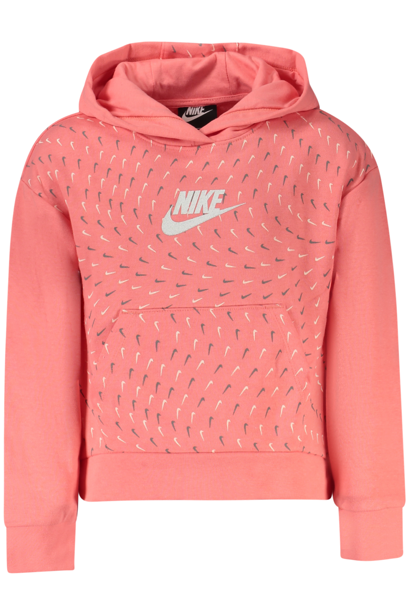 NIKE ZIPPED SWEATSHIRT FOR GIRLS, PINK