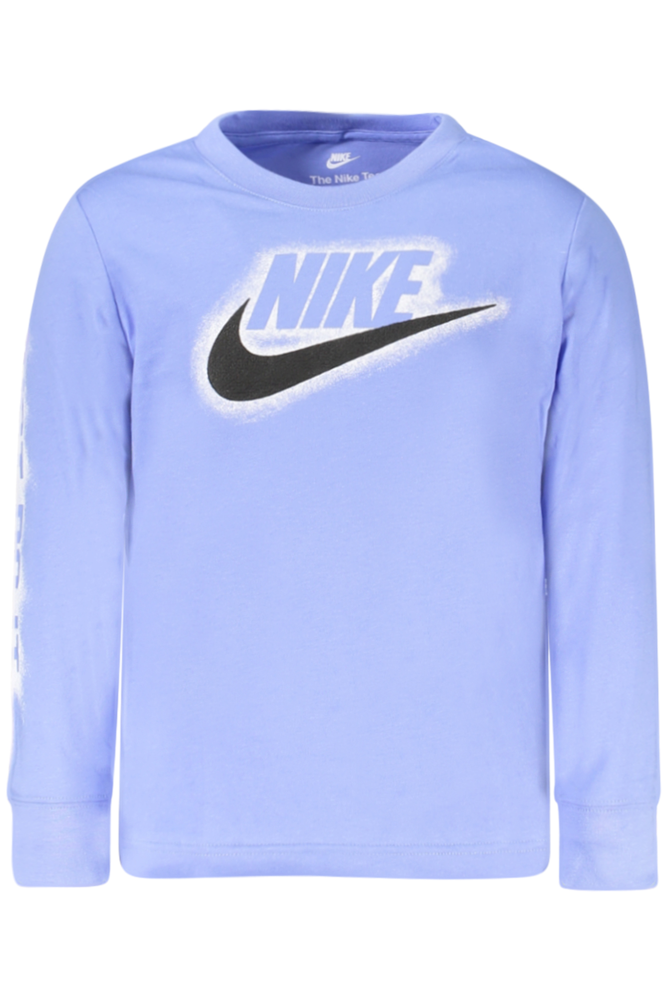 NIKE KIDS' LONG-SLEEVED T-SHIRT, BLUE NIKE KIDS' LONG-SLEEVED T-SHIRT, BLUE