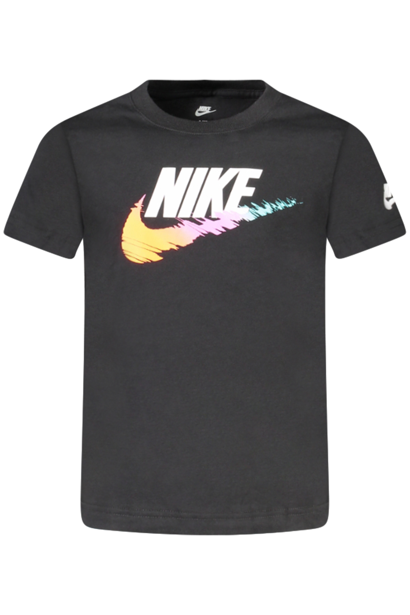 NIKE SHORT-SLEEVED T-SHIRT FOR KIDS, BLACK NIKE SHORT-SLEEVED T-SHIRT FOR KIDS, BLACK