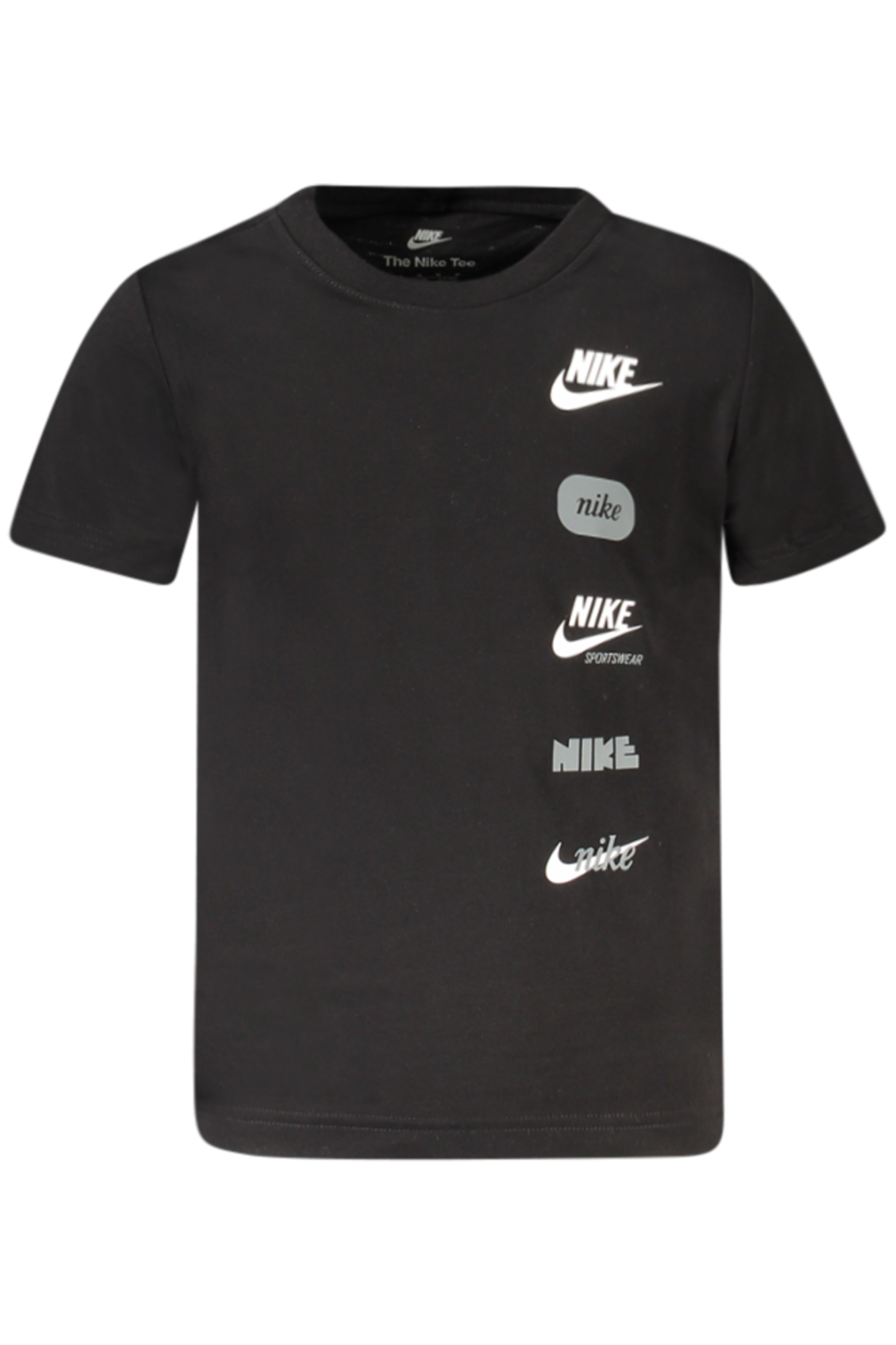 NIKE SHORT-SLEEVED T-SHIRT FOR KIDS, BLACK NIKE SHORT-SLEEVED T-SHIRT FOR KIDS, BLACK
