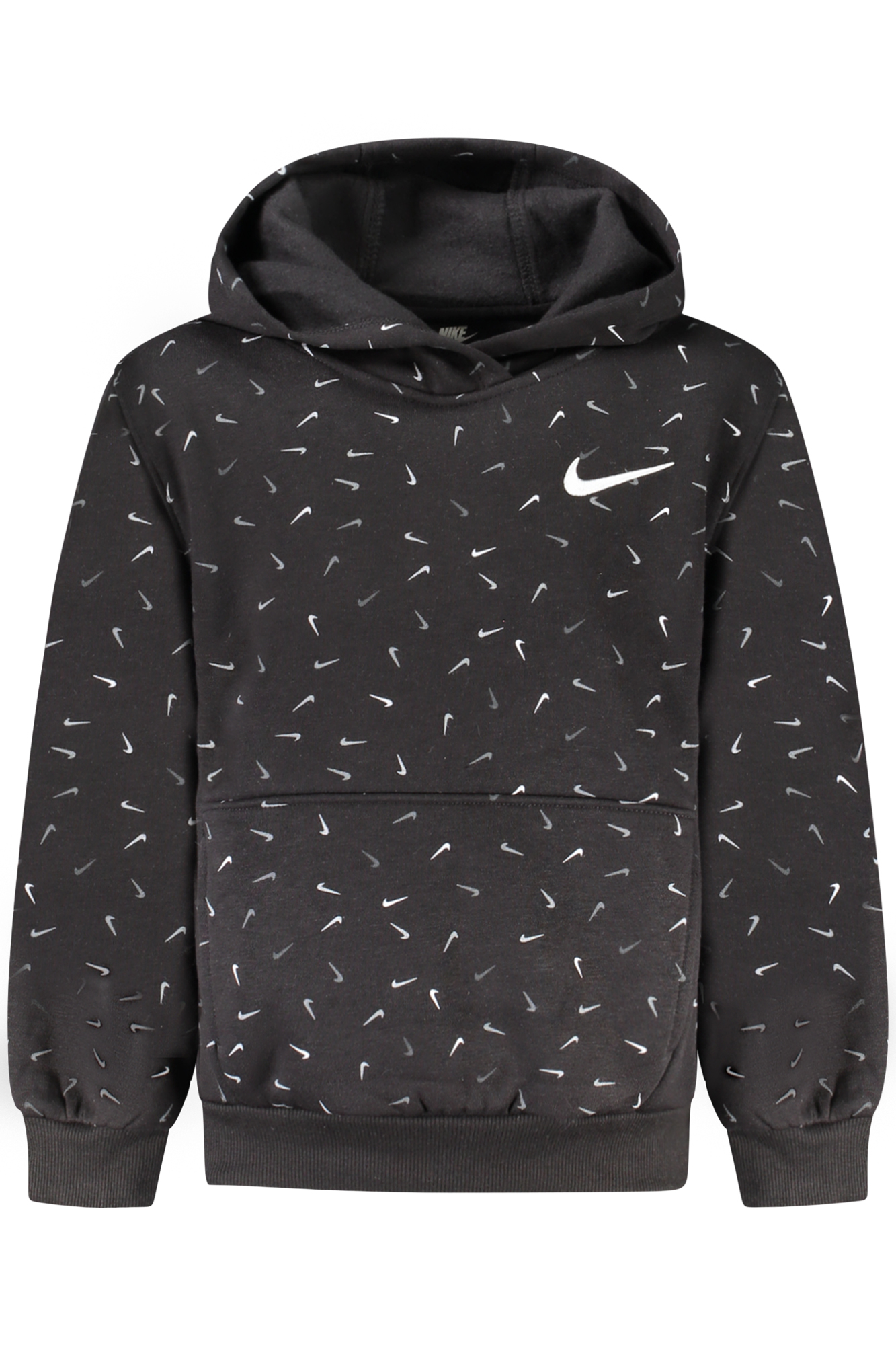 NIKE KIDS' BLACK ZIP-UP SWEATSHIRT NIKE KIDS' BLACK ZIP-UP SWEATSHIRT
