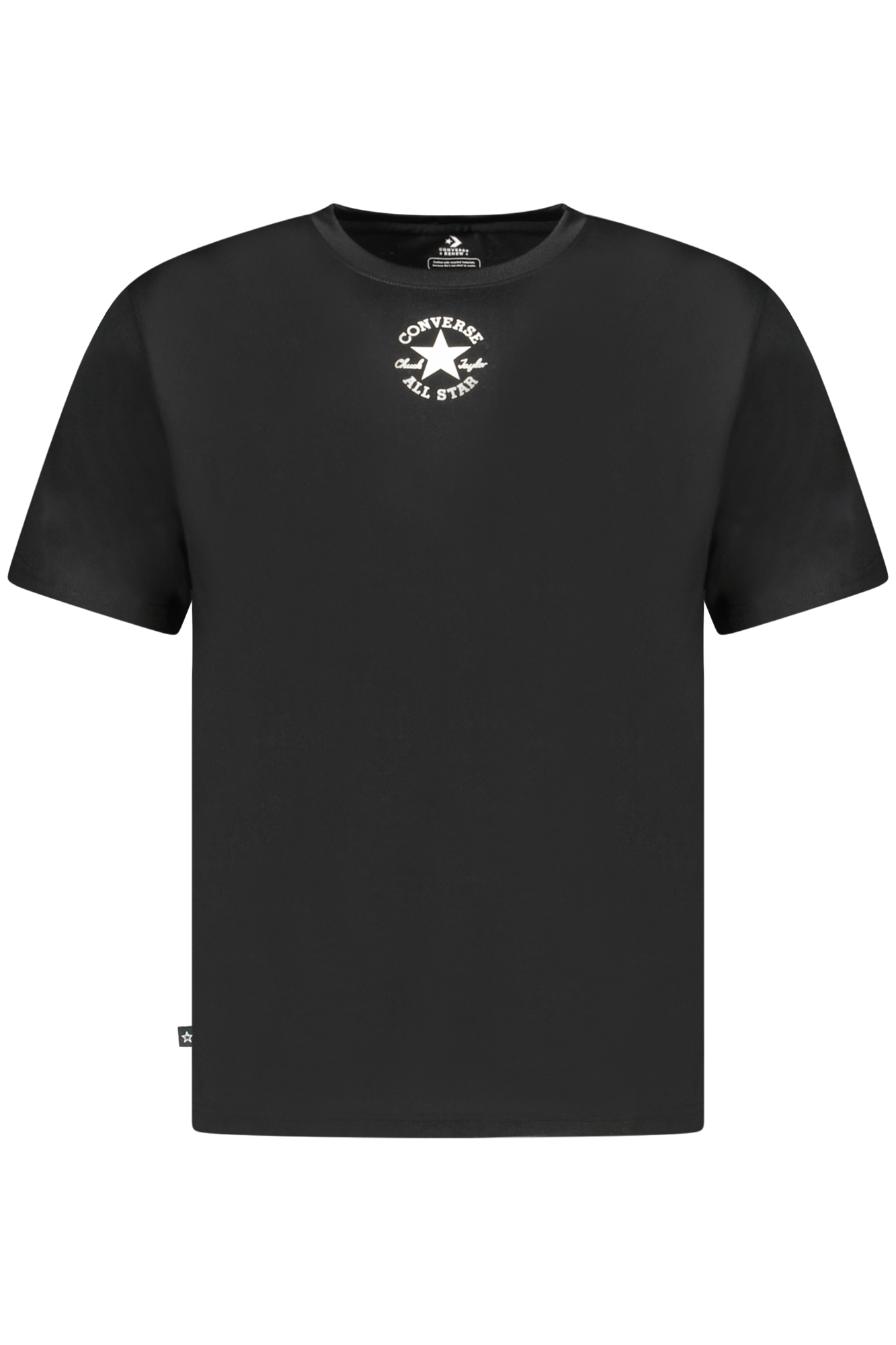 Converse Kids' Short-Sleeved T-Shirt, Black Converse Kids' Short-Sleeved T-Shirt, Black