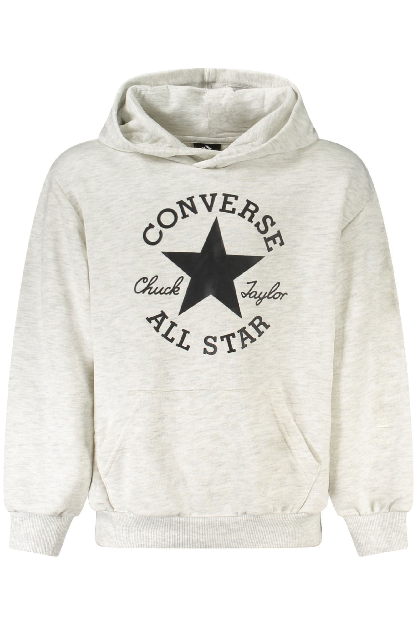 CONVERSE CHILDREN GRAY ZIP-UP SWEATSHIRT CONVERSE CHILDREN GRAY ZIP-UP SWEATSHIRT