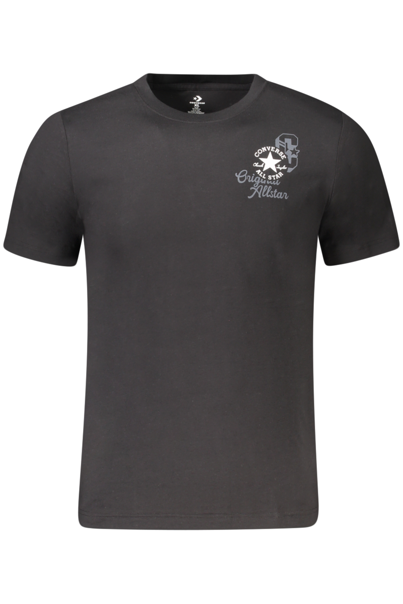 Converse Kids' Short-Sleeved T-Shirt, Black Converse Kids' Short-Sleeved T-Shirt, Black