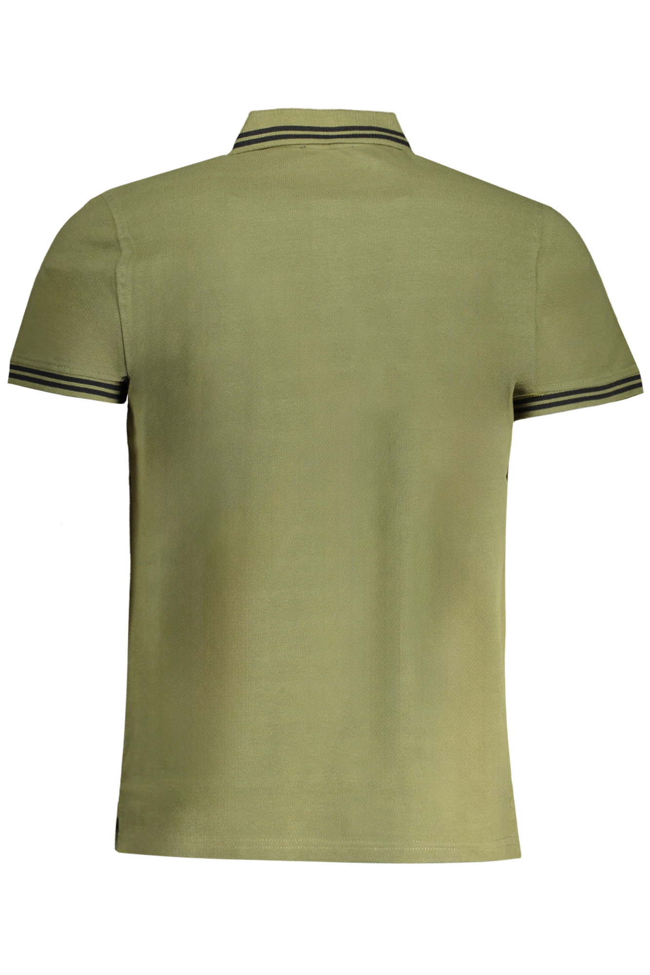 CAVALLI CLASS MEN GREEN SHORT SLEEVED POLO SHIRT