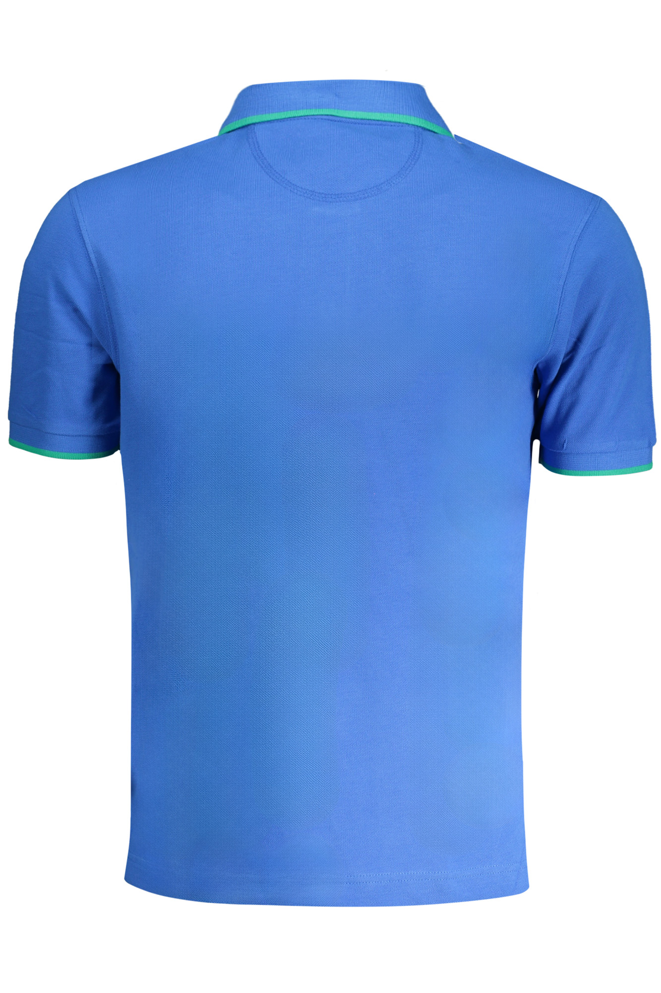 LA MARTINA MEN BLUE SHORT SLEEVED POLO SHIRT