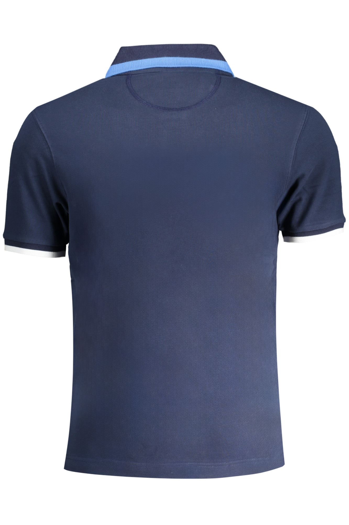 LA MARTINA MEN BLUE SHORT SLEEVED POLO SHIRT
