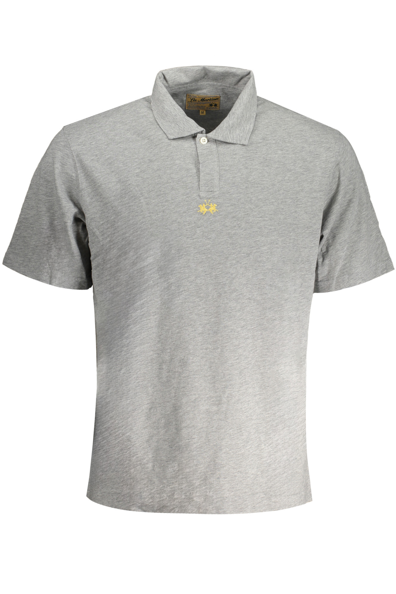 LA MARTINA MEN GRAY SHORT SLEEVED POLO SHIRT LA MARTINA MEN GRAY SHORT SLEEVED POLO SHIRT