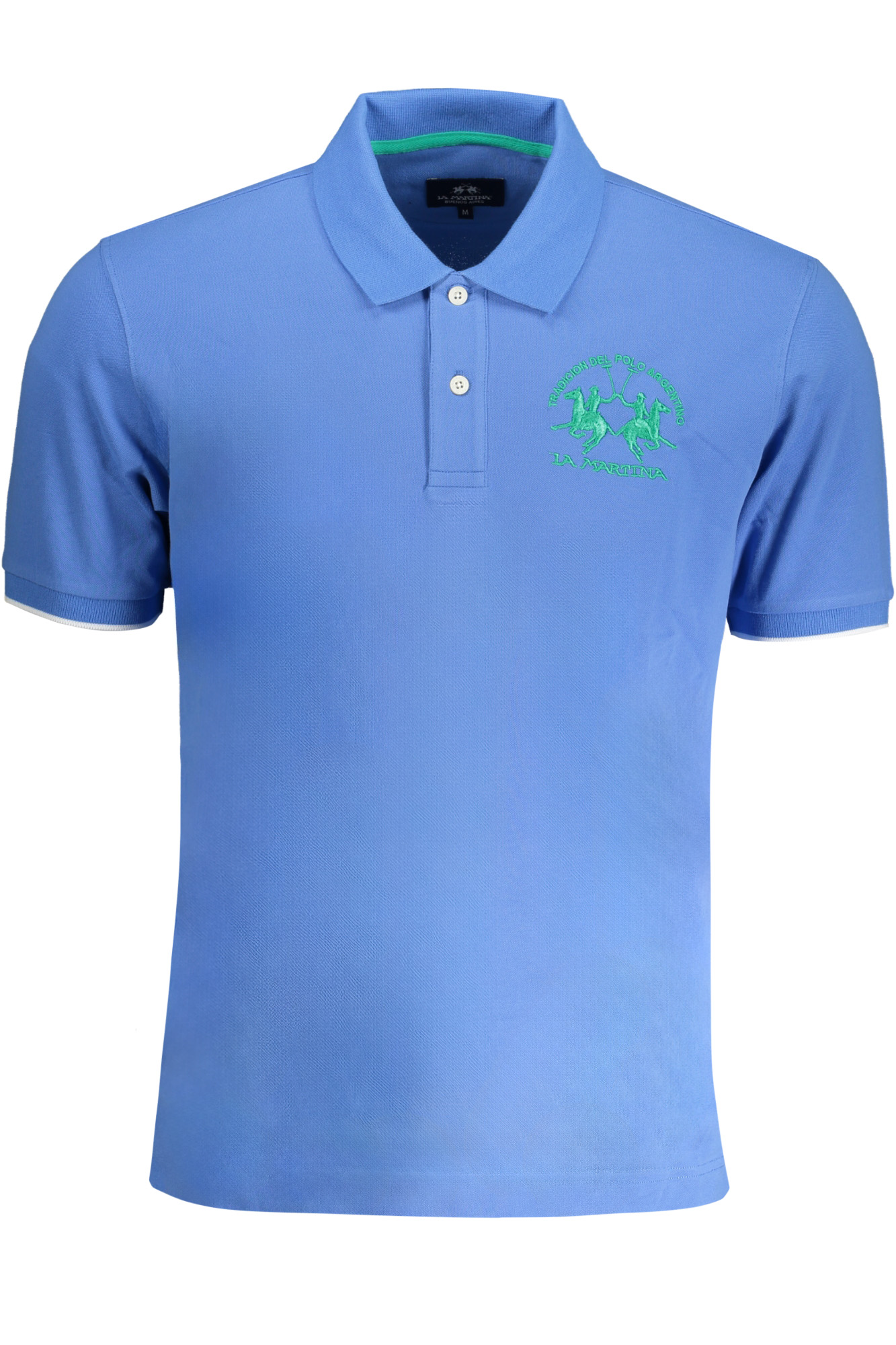 LA MARTINA MEN BLUE SHORT SLEEVED POLO SHIRT LA MARTINA MEN BLUE SHORT SLEEVED POLO SHIRT