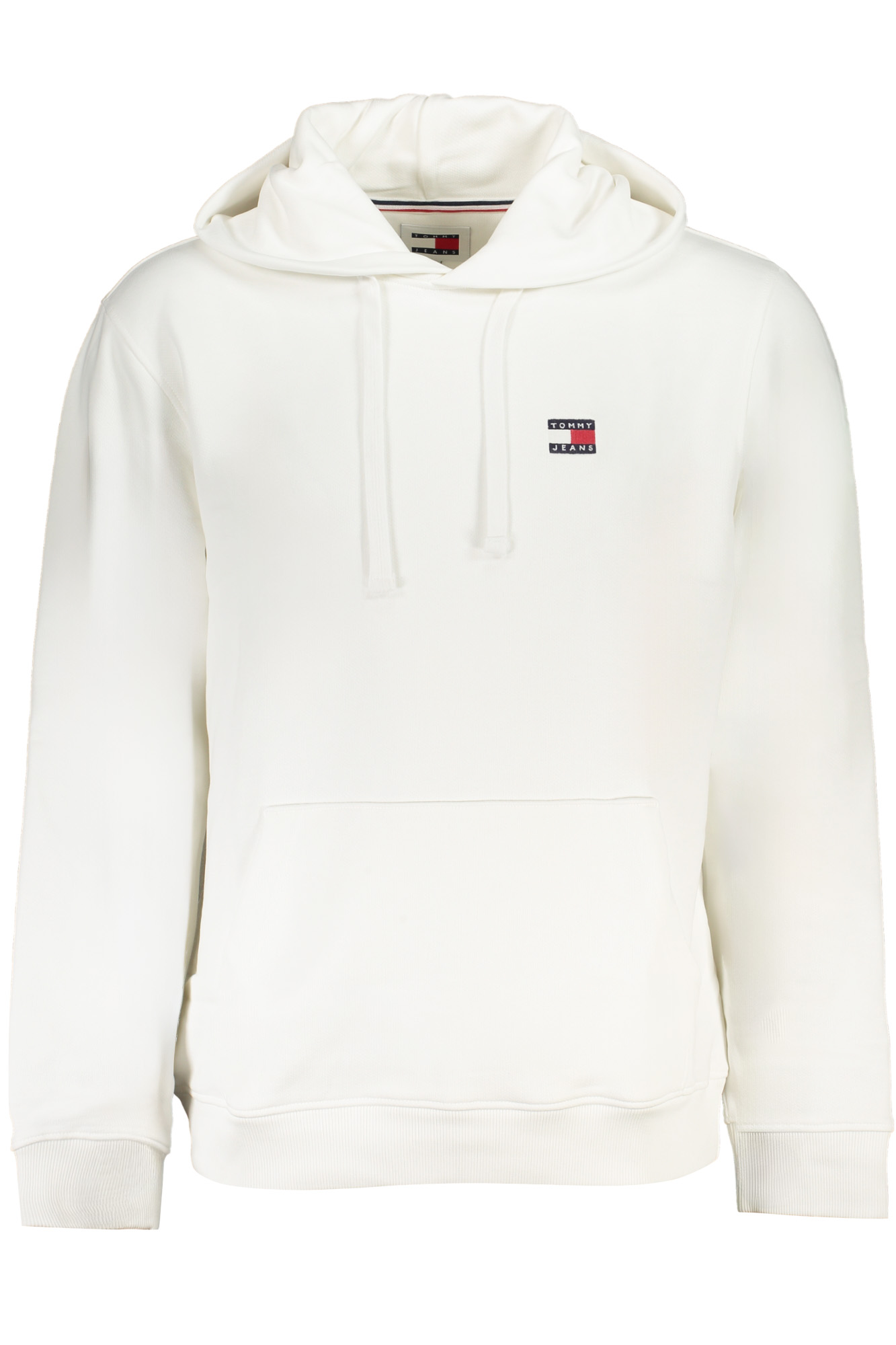 TOMMY HILFIGER MEN WHITE ZIPLESS SWEATSHIRT TOMMY HILFIGER MEN WHITE ZIPLESS SWEATSHIRT