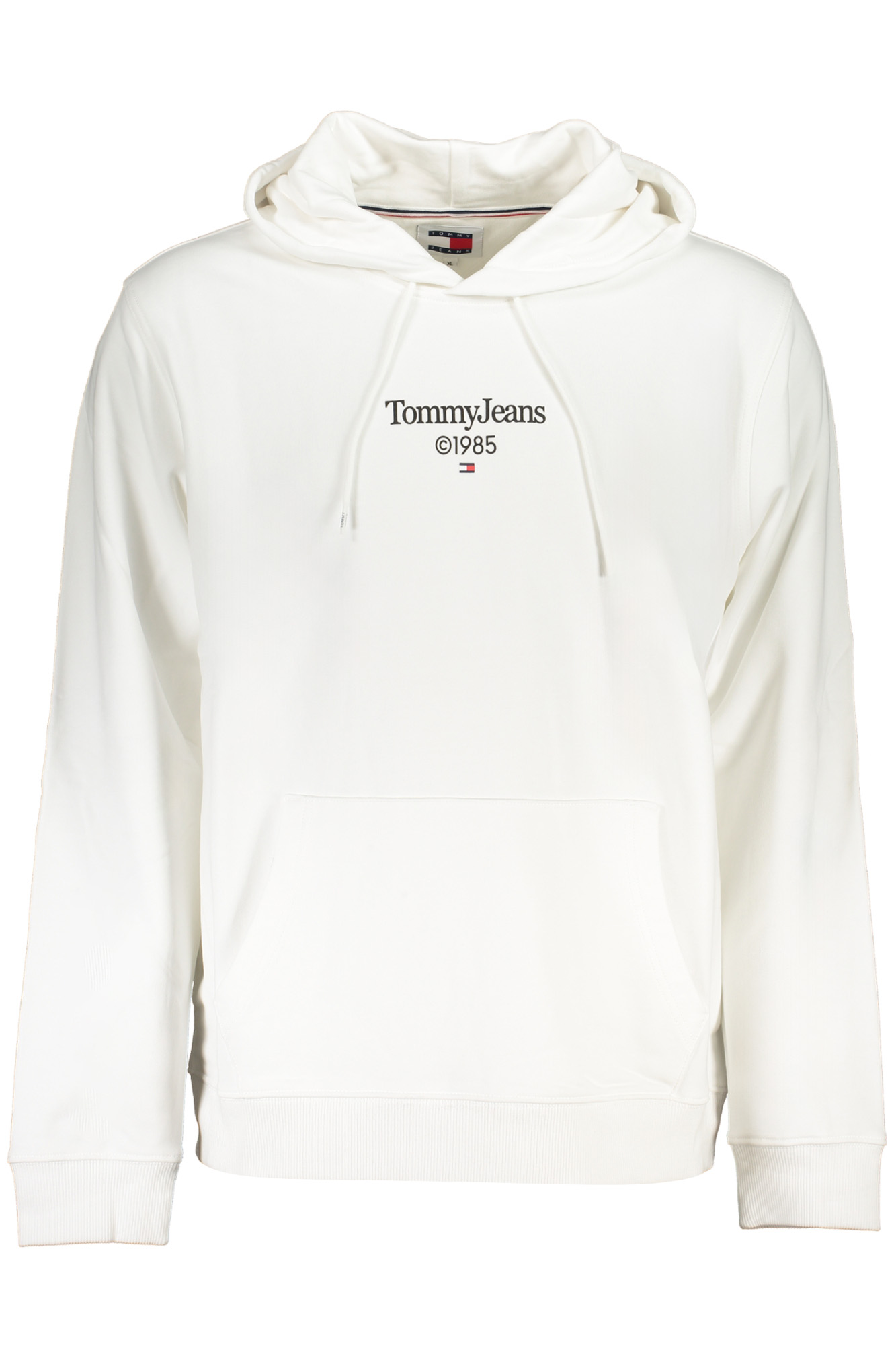 TOMMY HILFIGER MEN WHITE ZIPLESS SWEATSHIRT TOMMY HILFIGER MEN WHITE ZIPLESS SWEATSHIRT