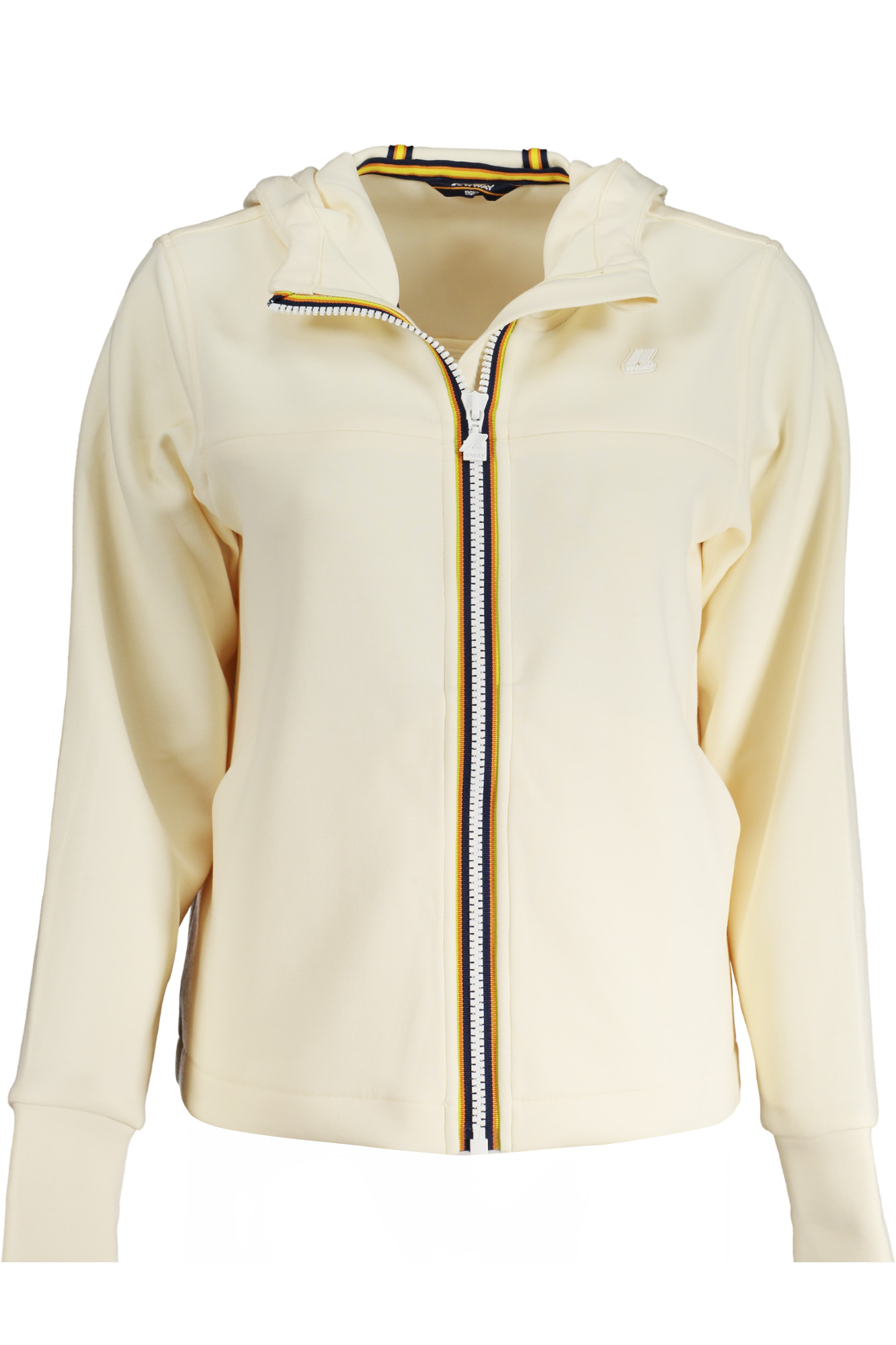 K-WAY BEIGE WOMEN ZIP SWEATSHIRT K-WAY BEIGE WOMEN ZIP SWEATSHIRT