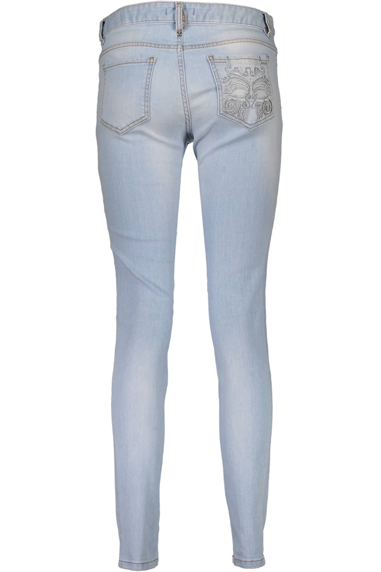 JUST CAVALLI JEANS DENIM WOMAN LIGHT BLUE