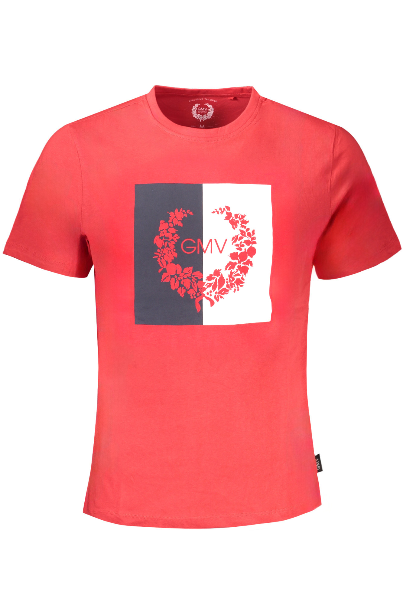 GIAN MARCO VENTURI MEN RED SHORT SLEEVE T-SHIRT GIAN MARCO VENTURI MEN RED SHORT SLEEVE T-SHIRT