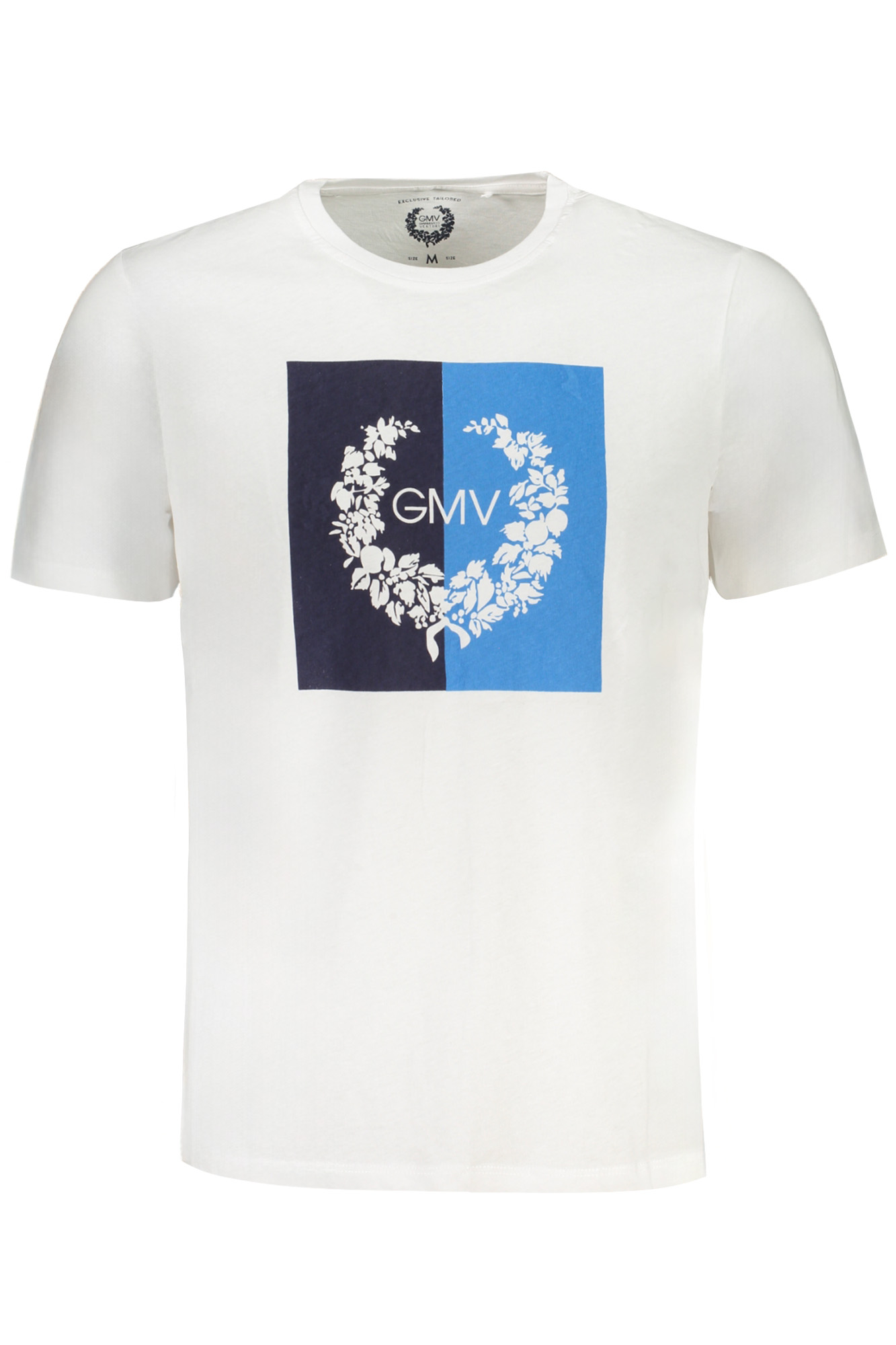 GIAN MARCO VENTURI MEN SHORT SLEEVED T-SHIRT WHITE GIAN MARCO VENTURI MEN SHORT SLEEVED T-SHIRT WHITE