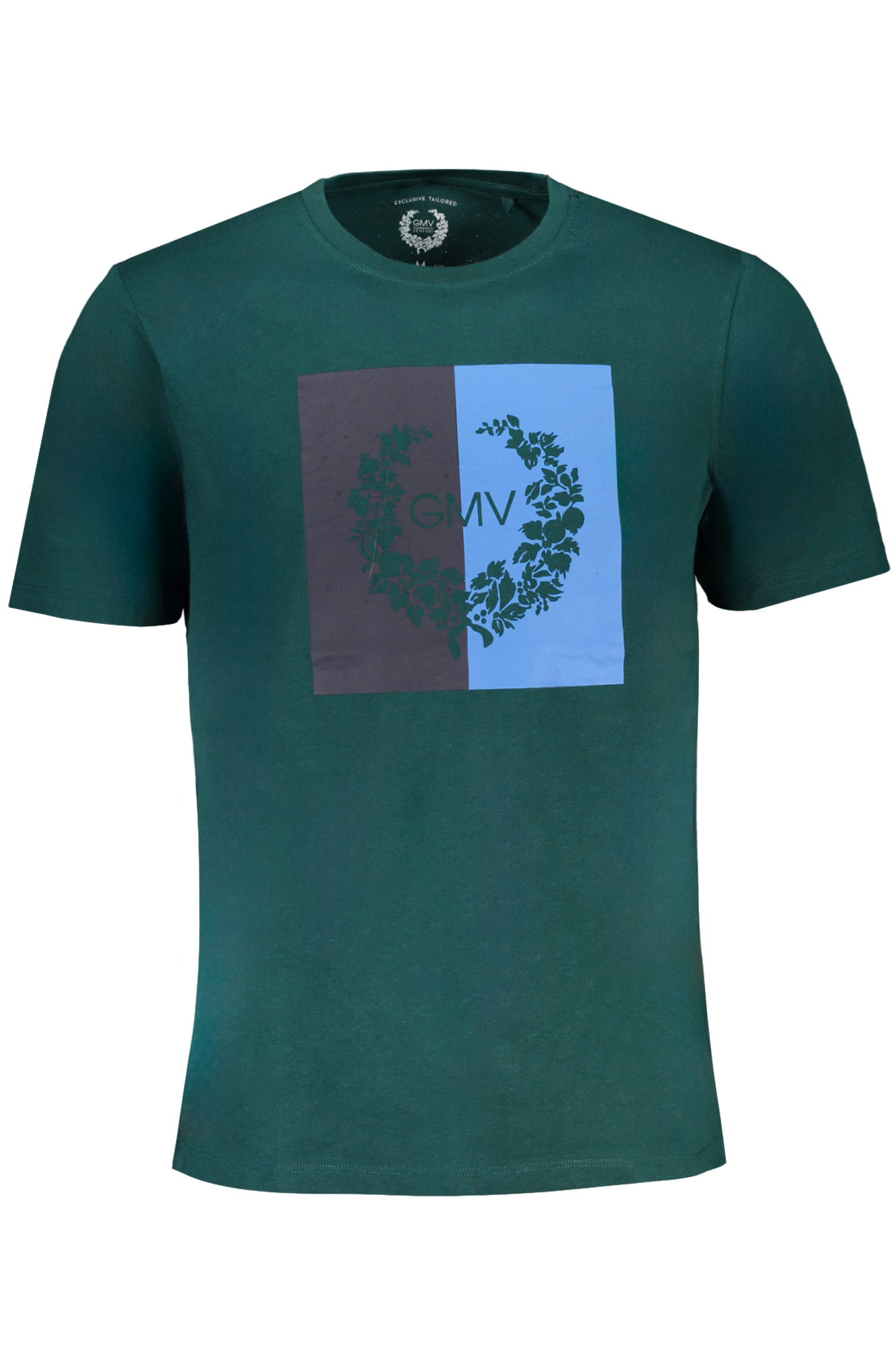 GIAN MARCO VENTURI GREEN MEN SHORT SLEEVED T-SHIRT GIAN MARCO VENTURI GREEN MEN SHORT SLEEVED T-SHIRT
