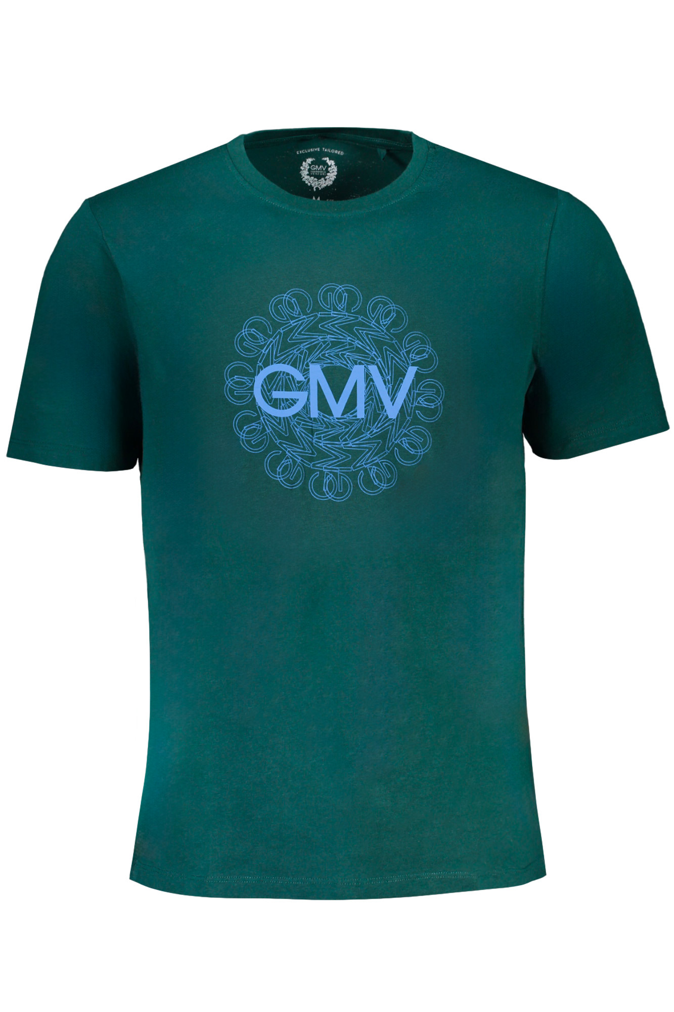 GIAN MARCO VENTURI GREEN MEN SHORT SLEEVED T-SHIRT GIAN MARCO VENTURI GREEN MEN SHORT SLEEVED T-SHIRT
