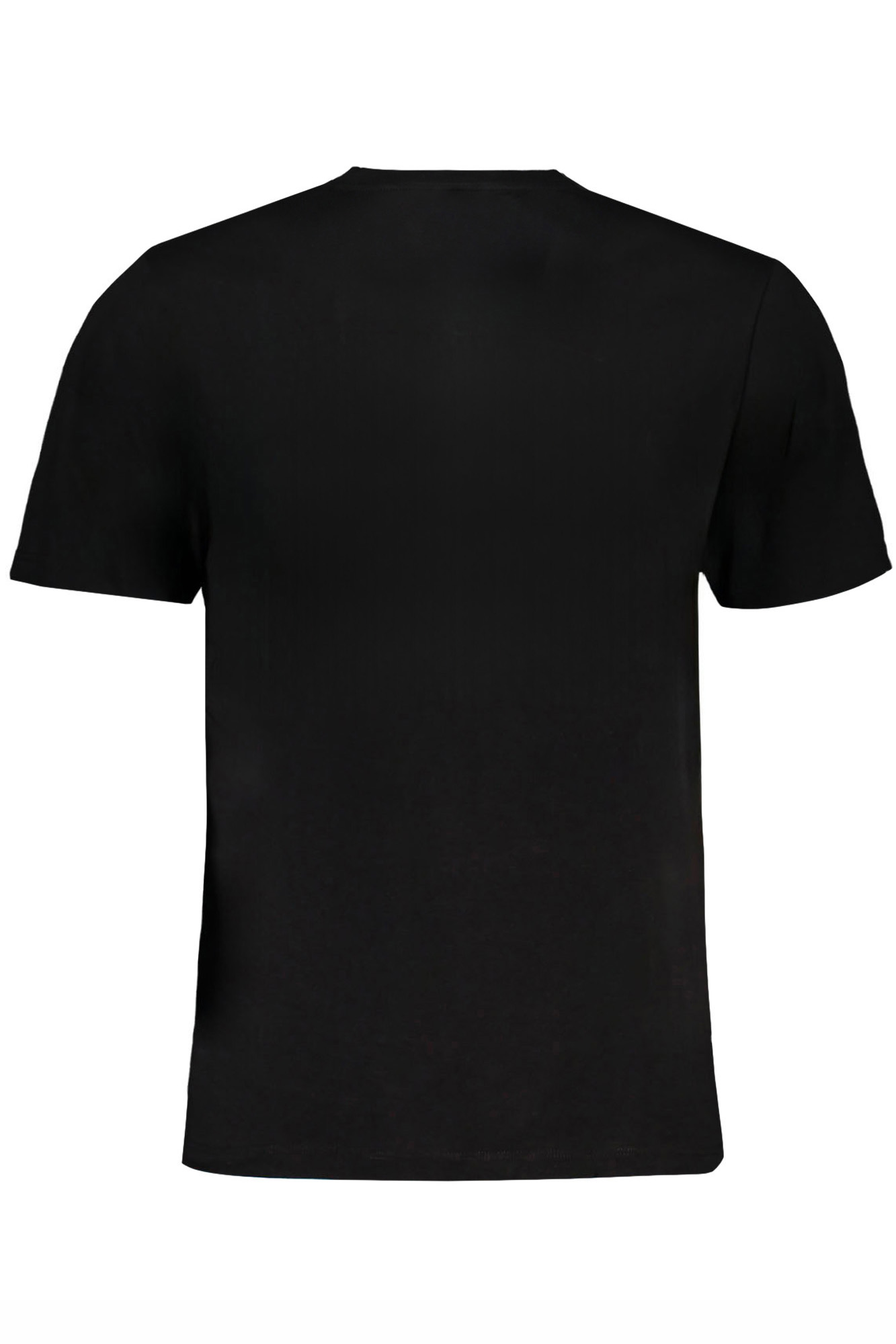 GIAN MARCO VENTURI MEN SHORT SLEEVED T-SHIRT BLACK
