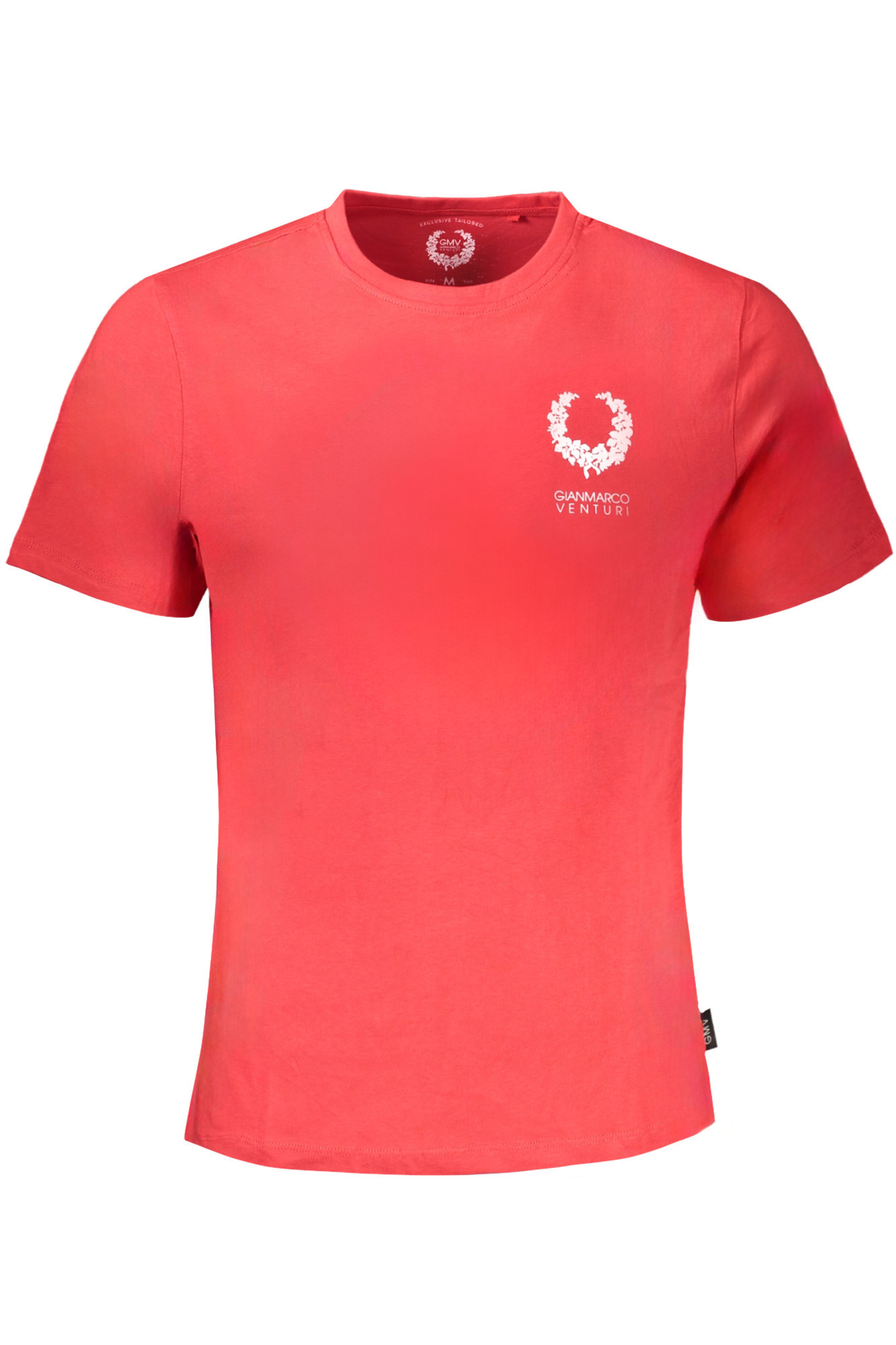 GIAN MARCO VENTURI MEN RED SHORT SLEEVE T-SHIRT GIAN MARCO VENTURI MEN RED SHORT SLEEVE T-SHIRT