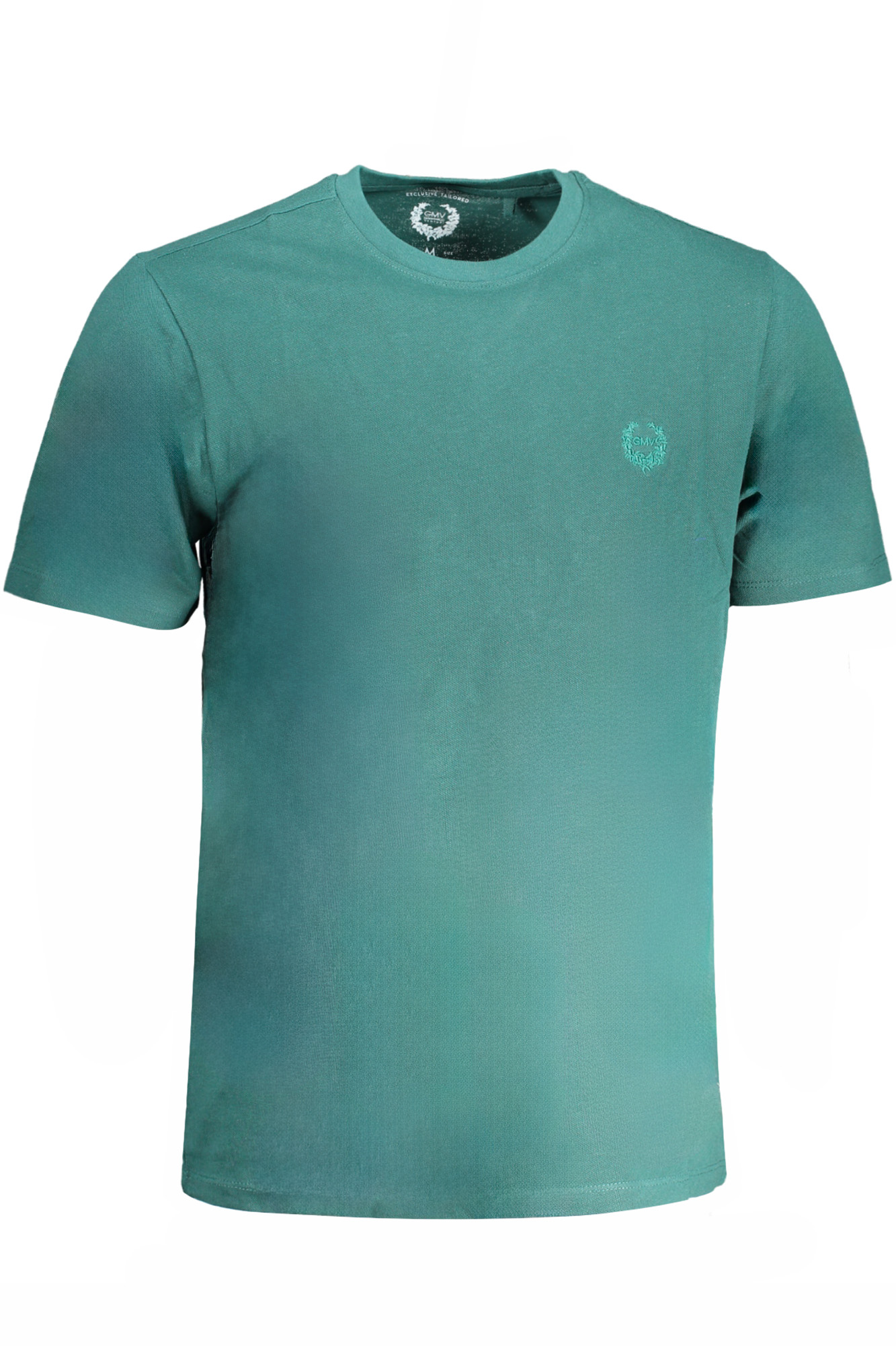 GIAN MARCO VENTURI GREEN MEN SHORT SLEEVED T-SHIRT GIAN MARCO VENTURI GREEN MEN SHORT SLEEVED T-SHIRT