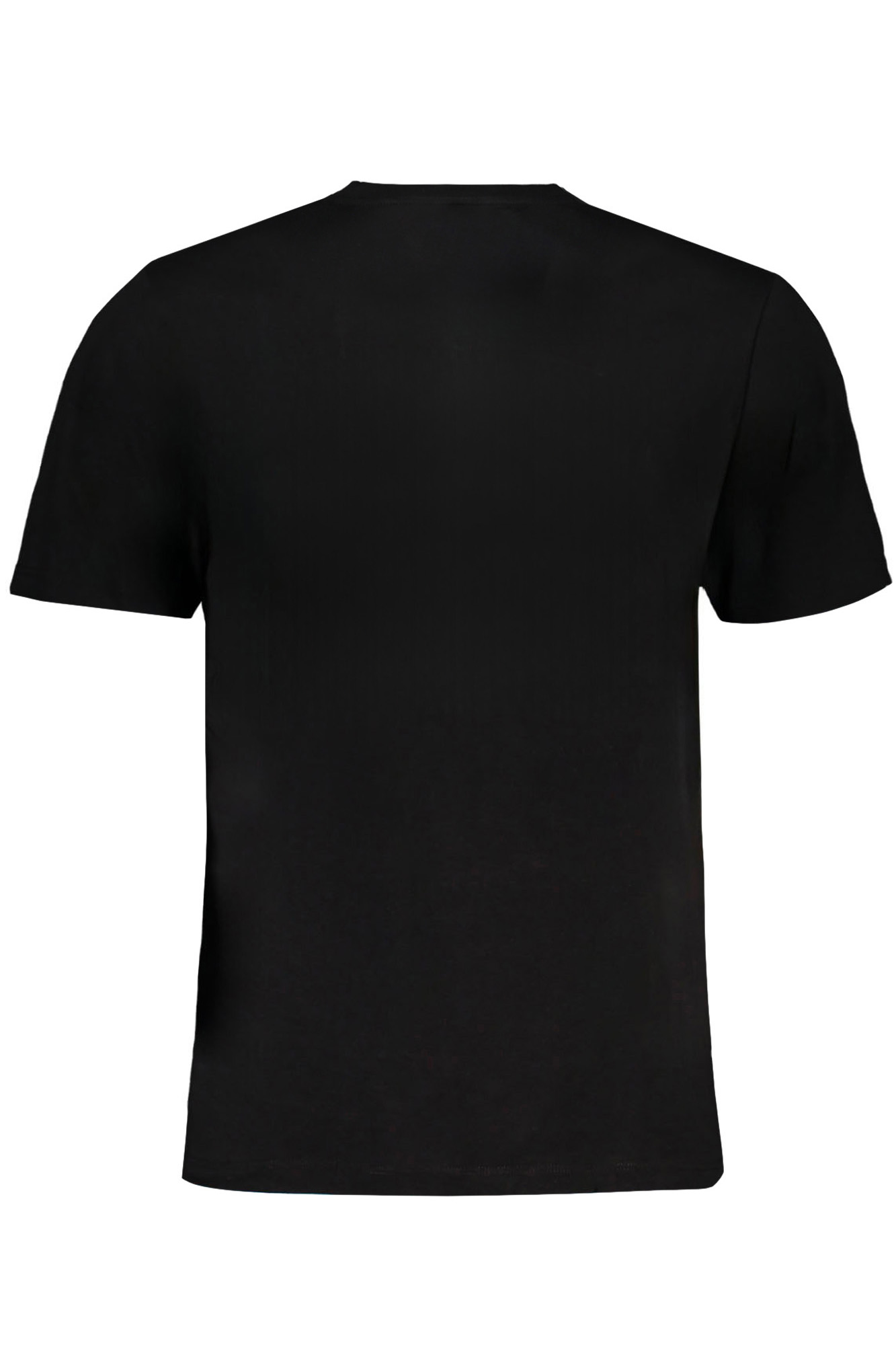 GIAN MARCO VENTURI MEN SHORT SLEEVED T-SHIRT BLACK